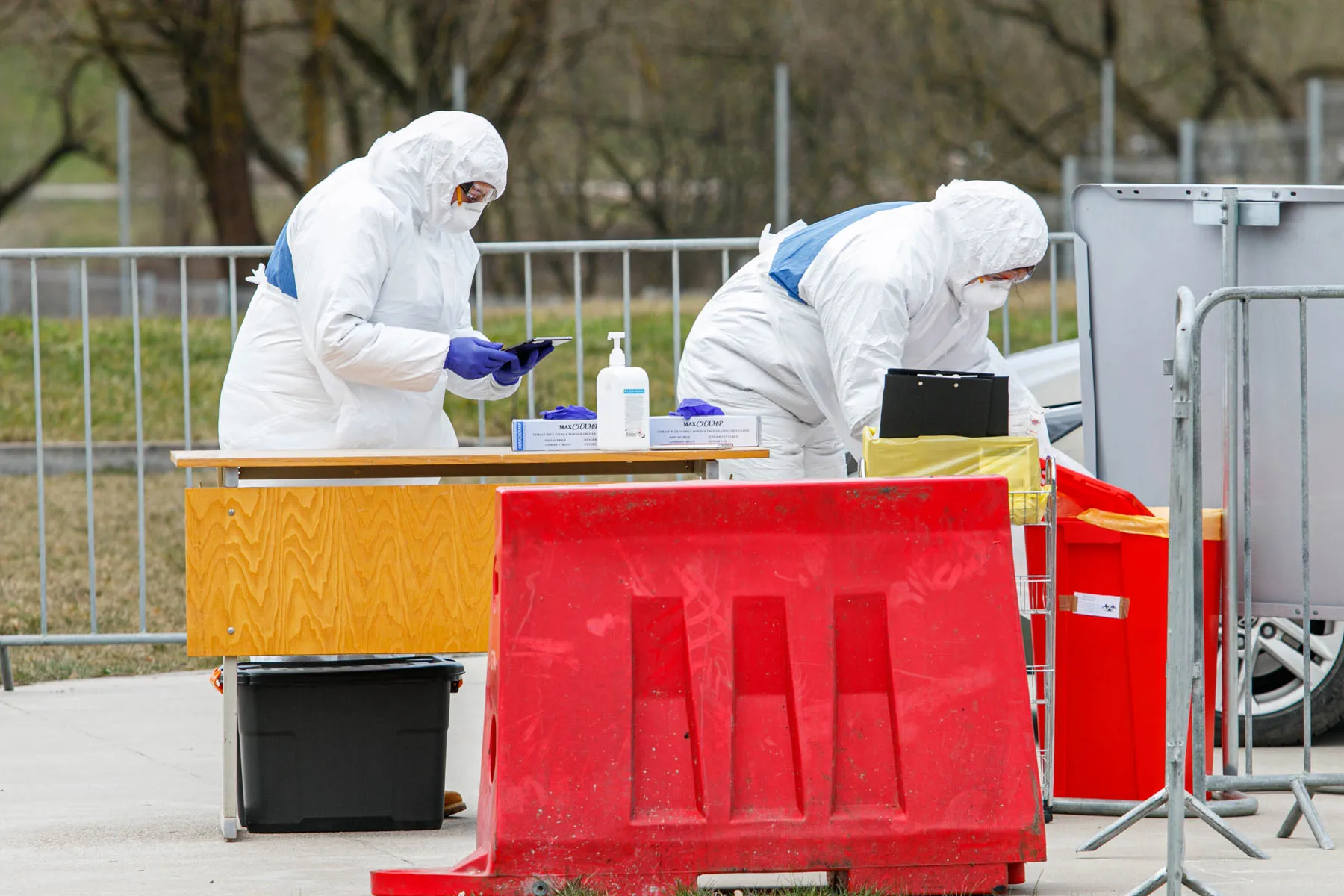 Mobilus koronaviruso patikros punktas