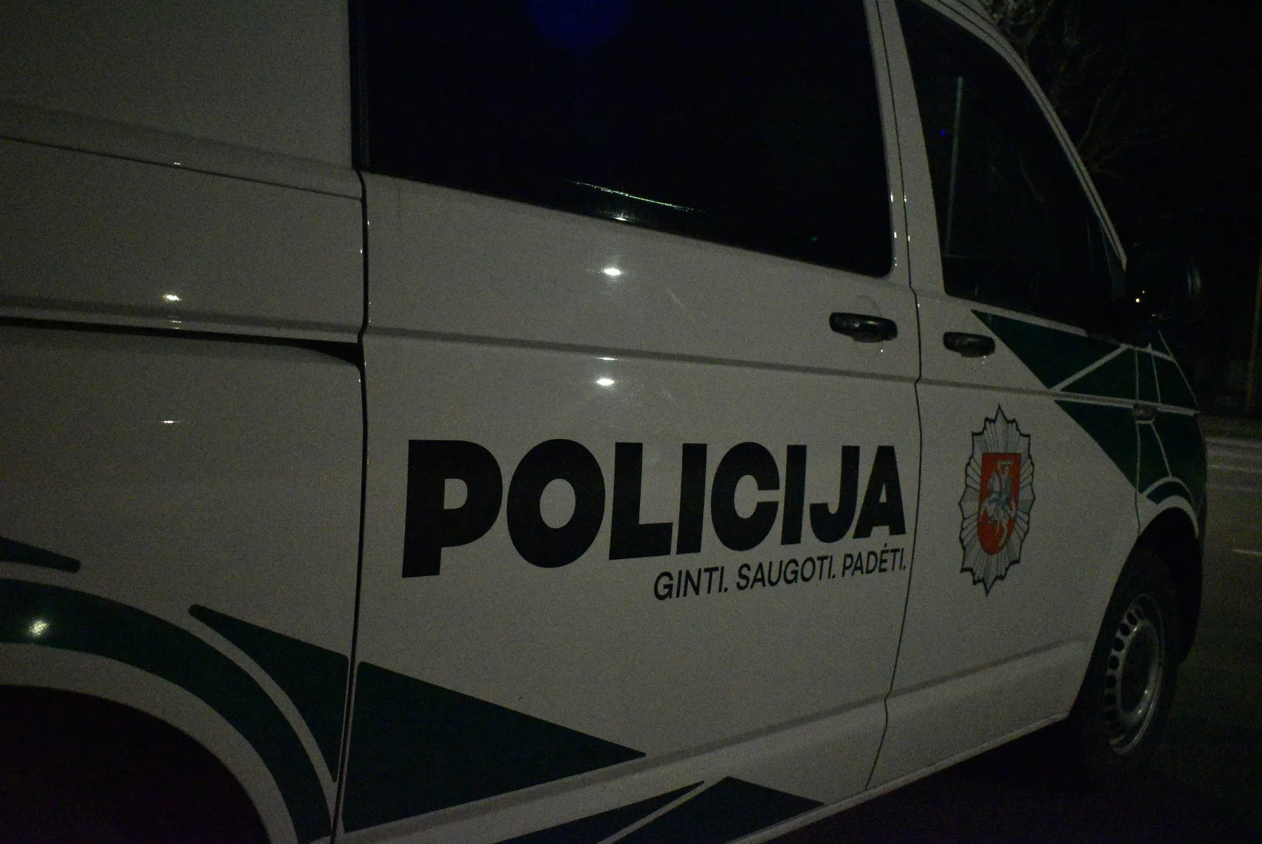 Policijos patikros punktai Jonavos gatvėje