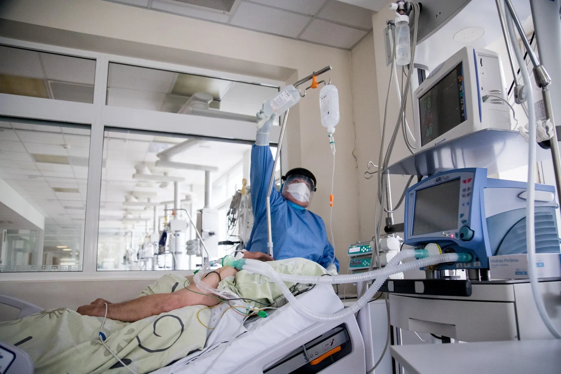 ligoninė, koronavirusas, pacientas