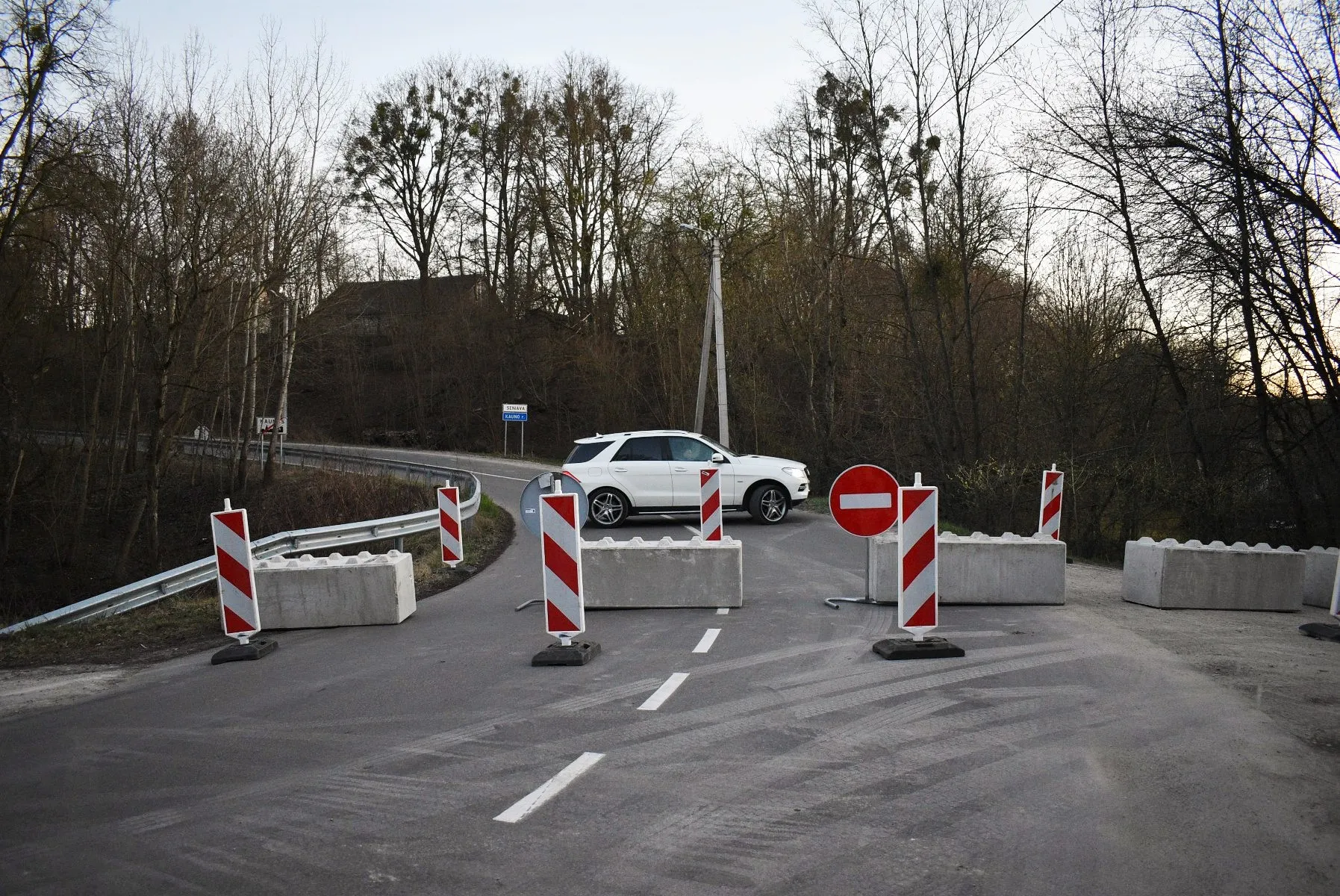 Uždarytas Seniavos plentas