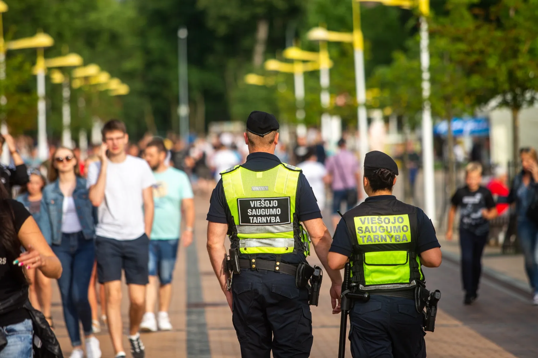 Policija, viešas saugumas,  Palanga