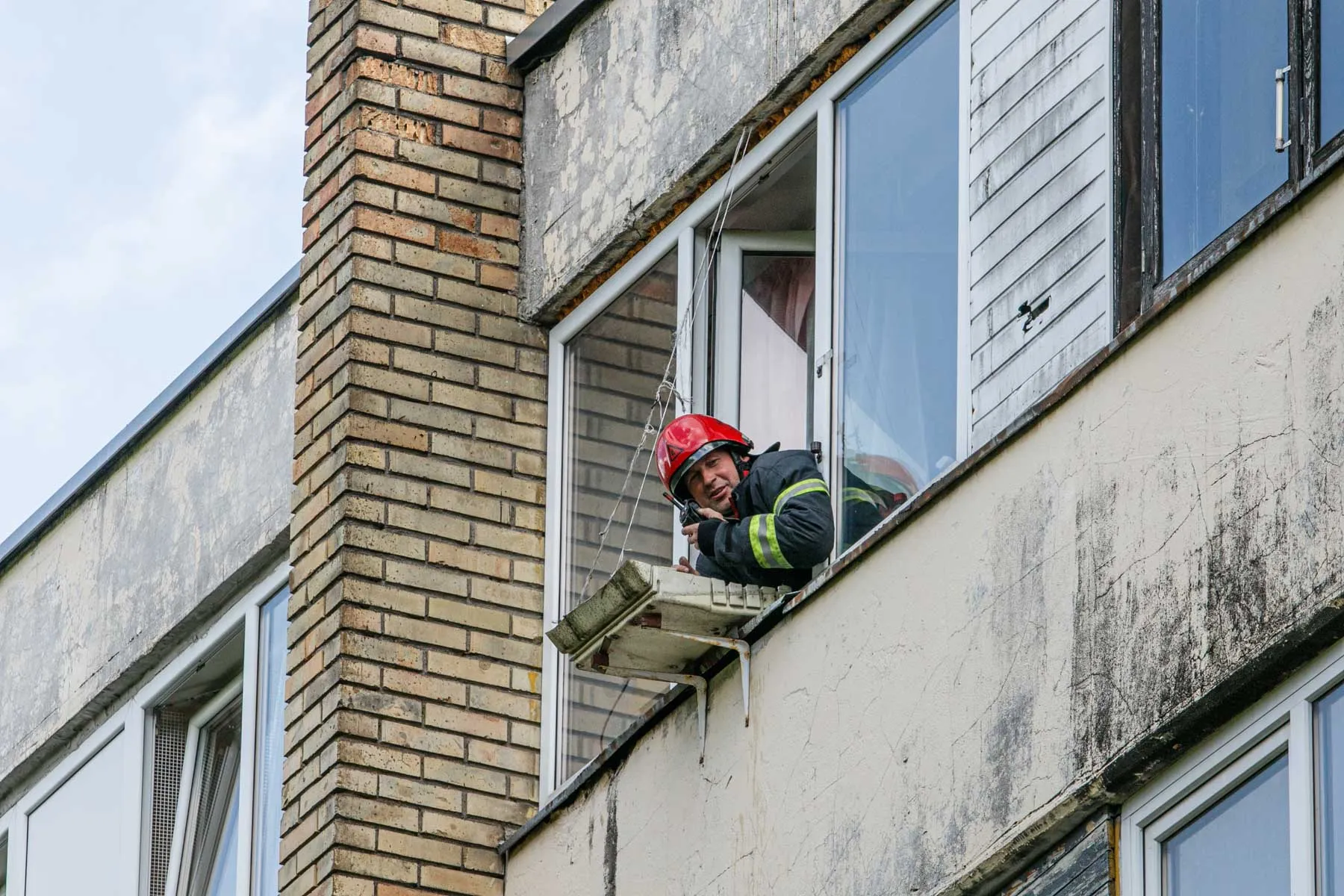 Gaisras Partizanų gatvėje