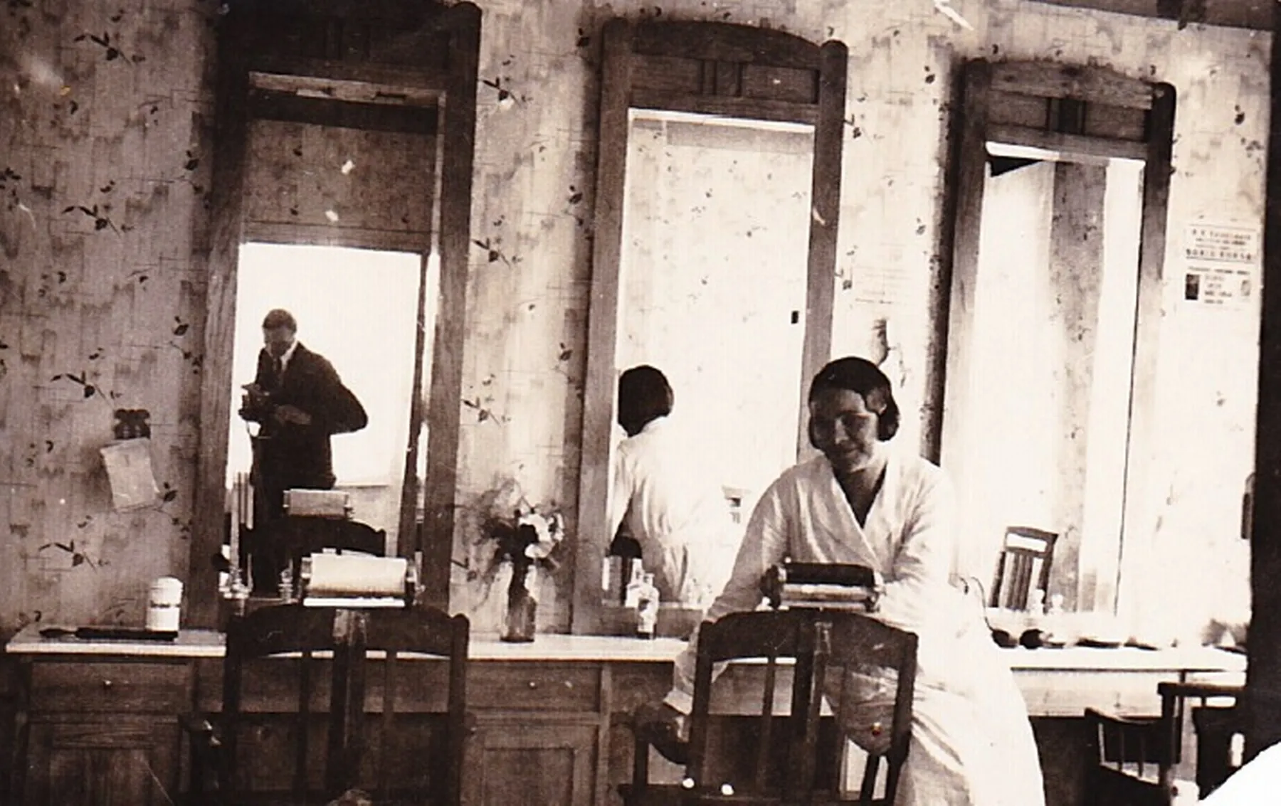 Moteris ir fotografas