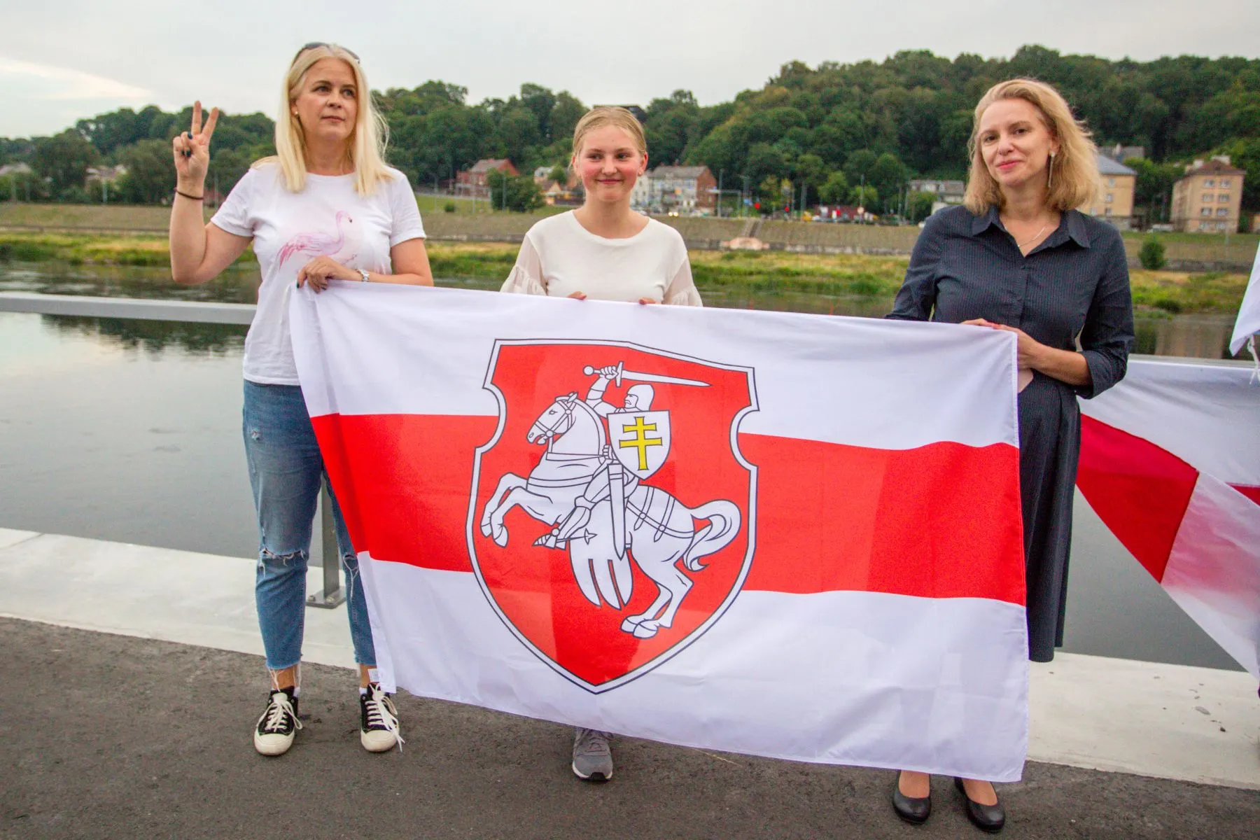 Baltarusijos palaikymo akcija Kaune