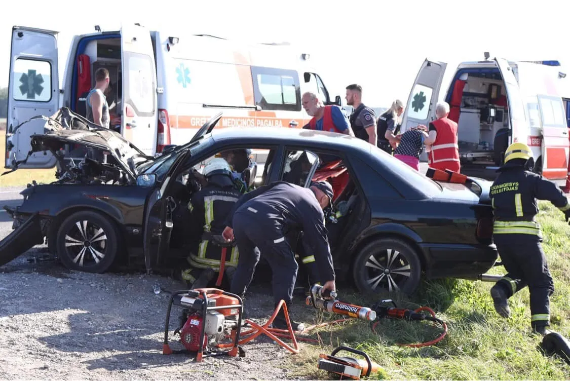 Avarija Raseinių rajone