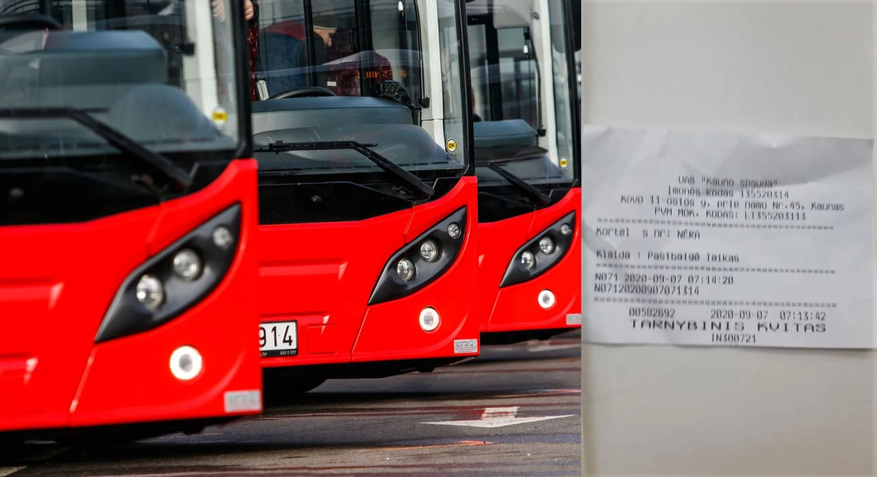 Sutrikusi Kauno e-bilieto papildymo sistema, „Kauno autobusai“