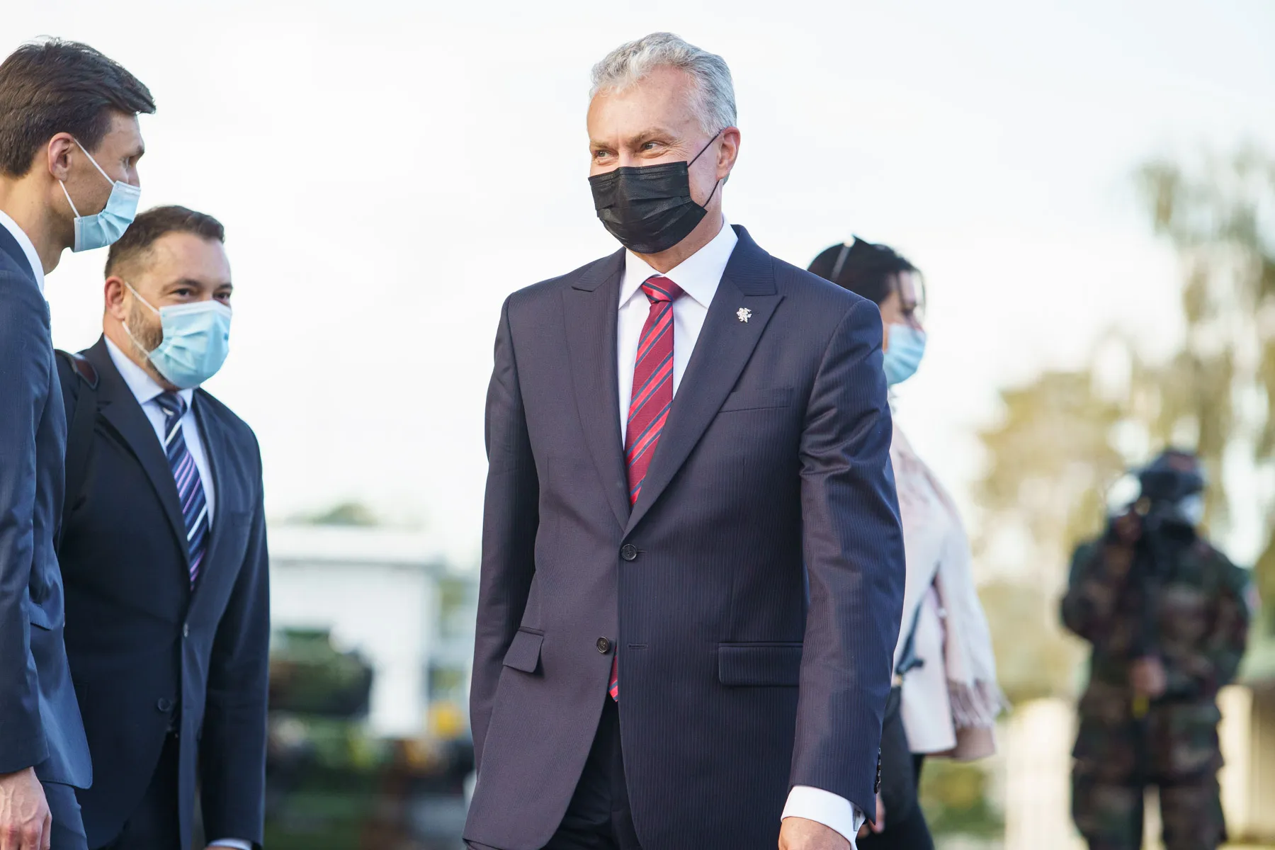 E. Macrono ir G. Nausėdos vizitas Rukloje