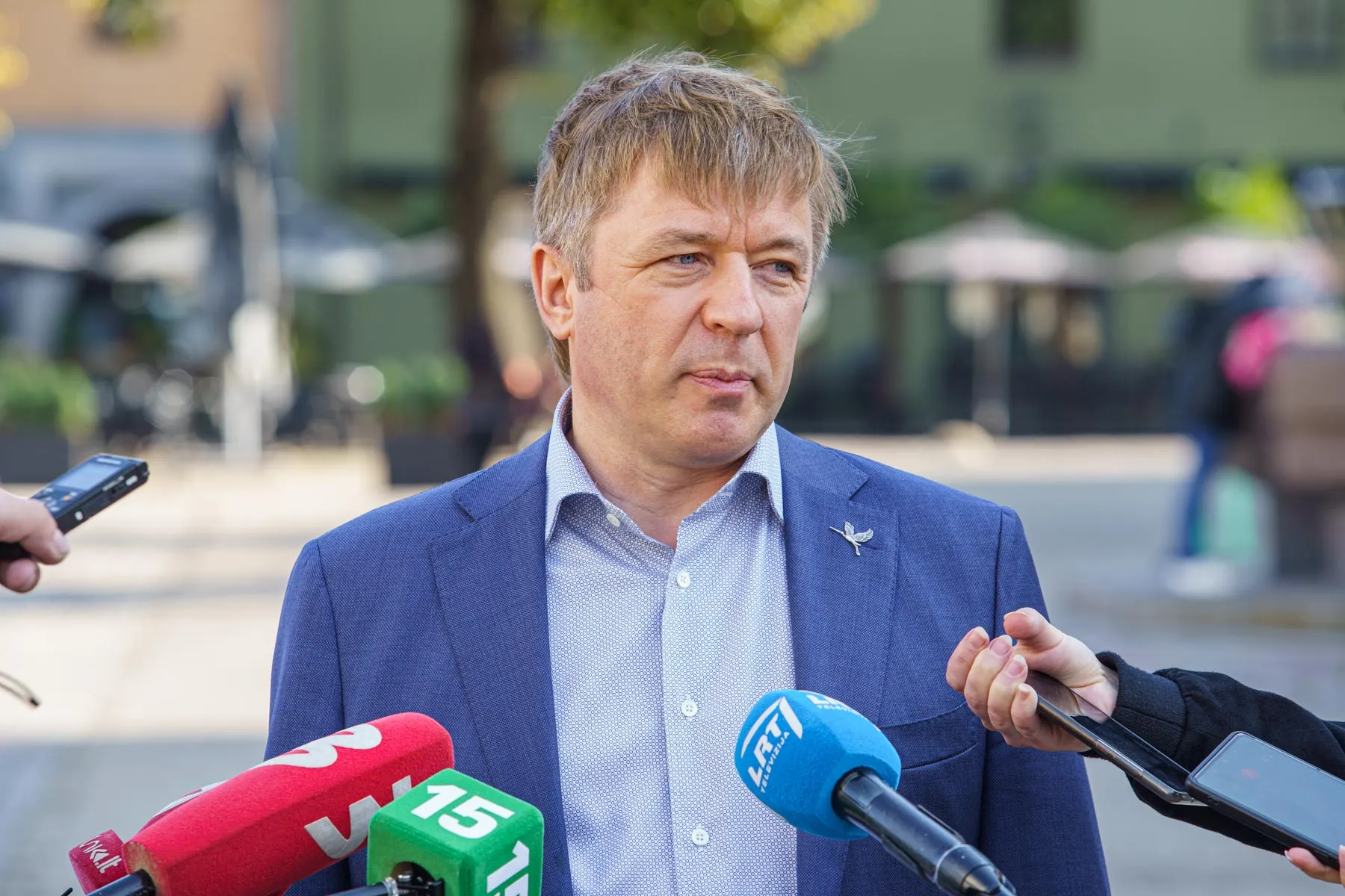 R. Karbauskis ir G. Landsbergis atvyko balsuoti