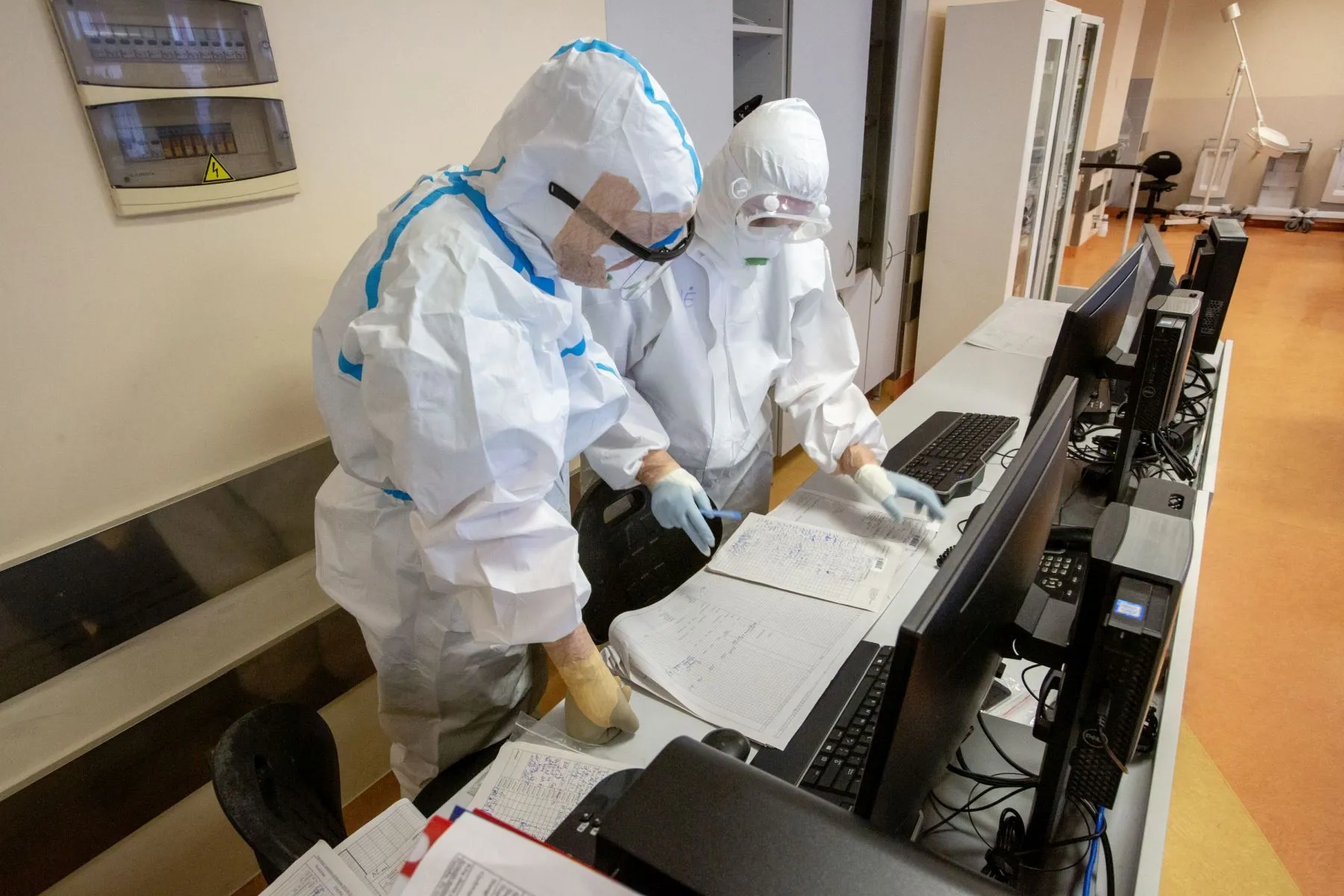 Koronaviruso pacientai VUL Santaros klinikose