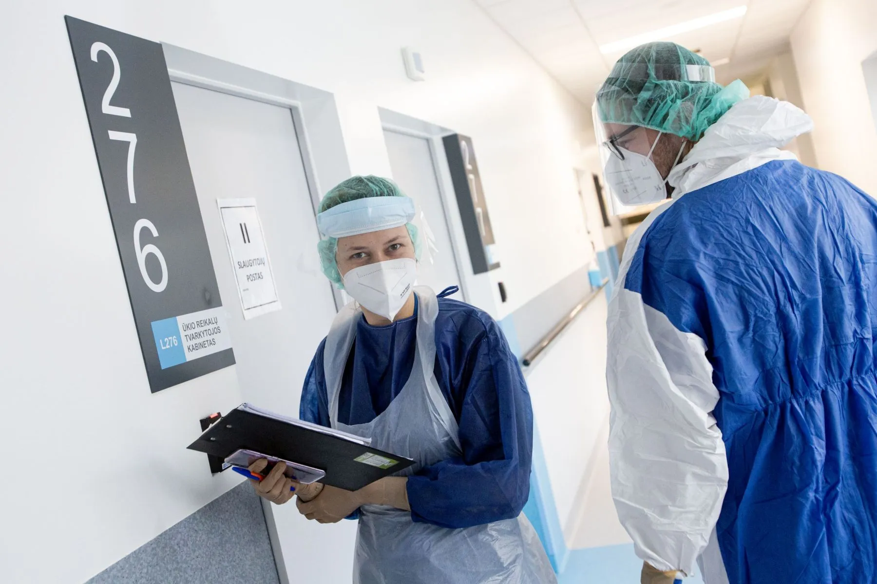 Koronaviruso pacientai VUL Santaros klinikose