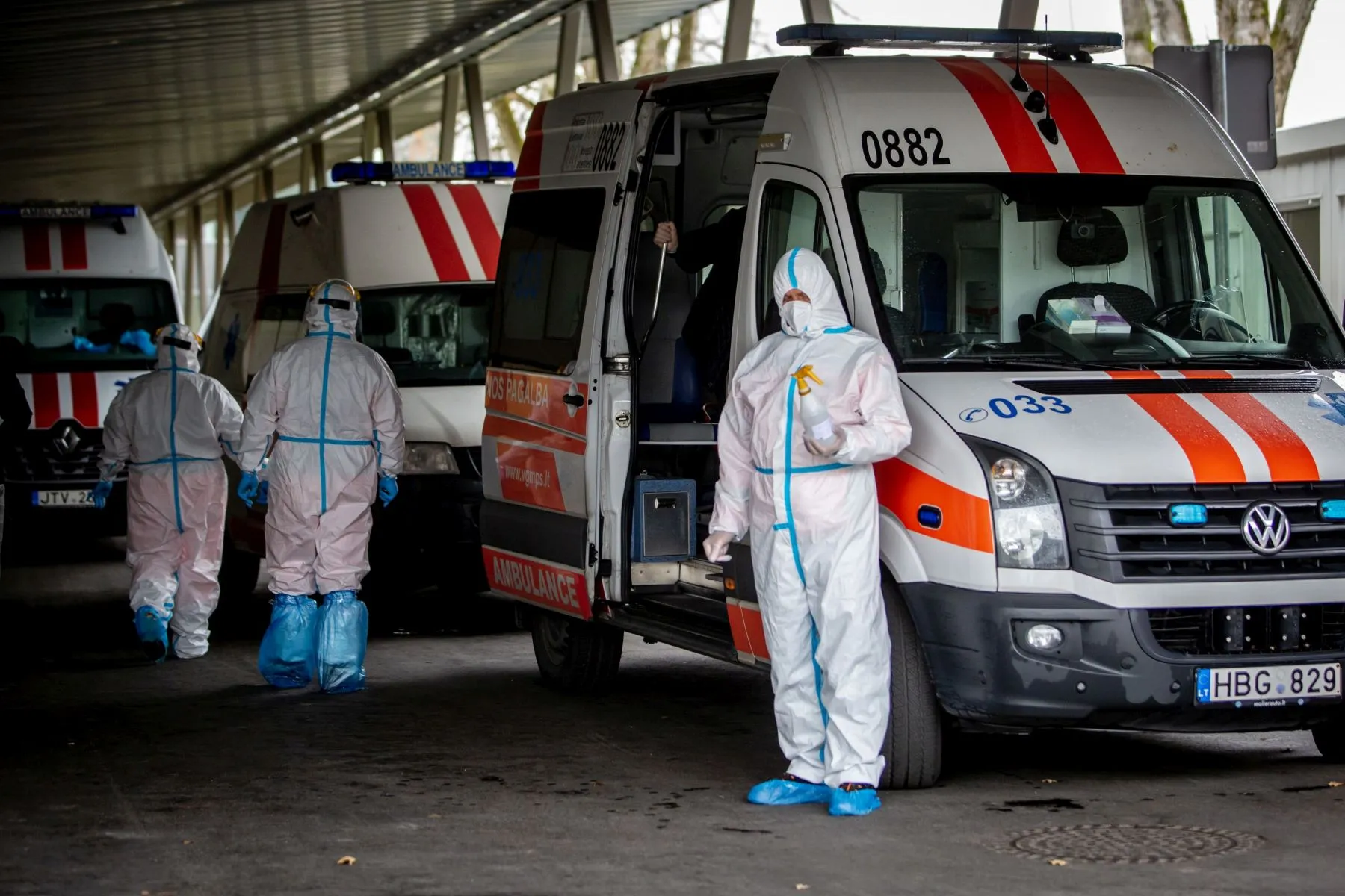 Koronaviruso pacientai VUL Santaros klinikose