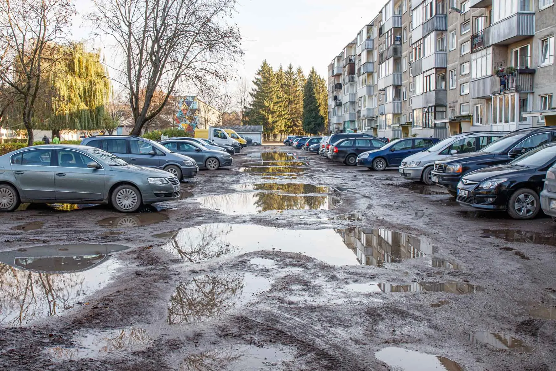 Duobėtas Taikos pr. 47 kiemas