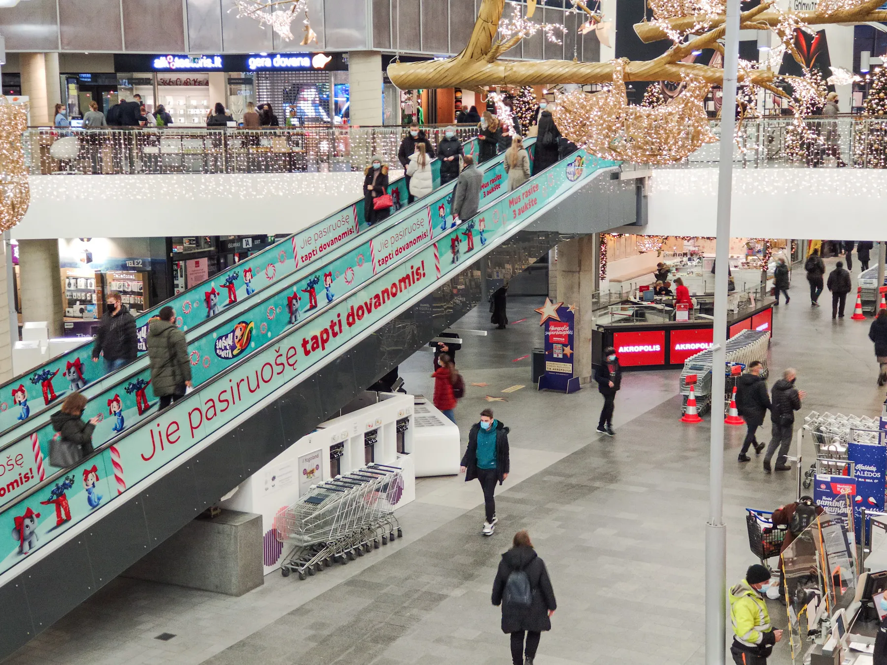 Prekybos centras, karantinas