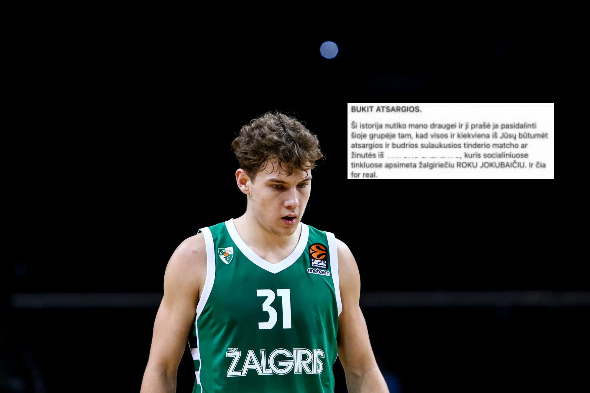 Rokas Jokubaitis, sukčiavimas, Kauno „Žalgiris“