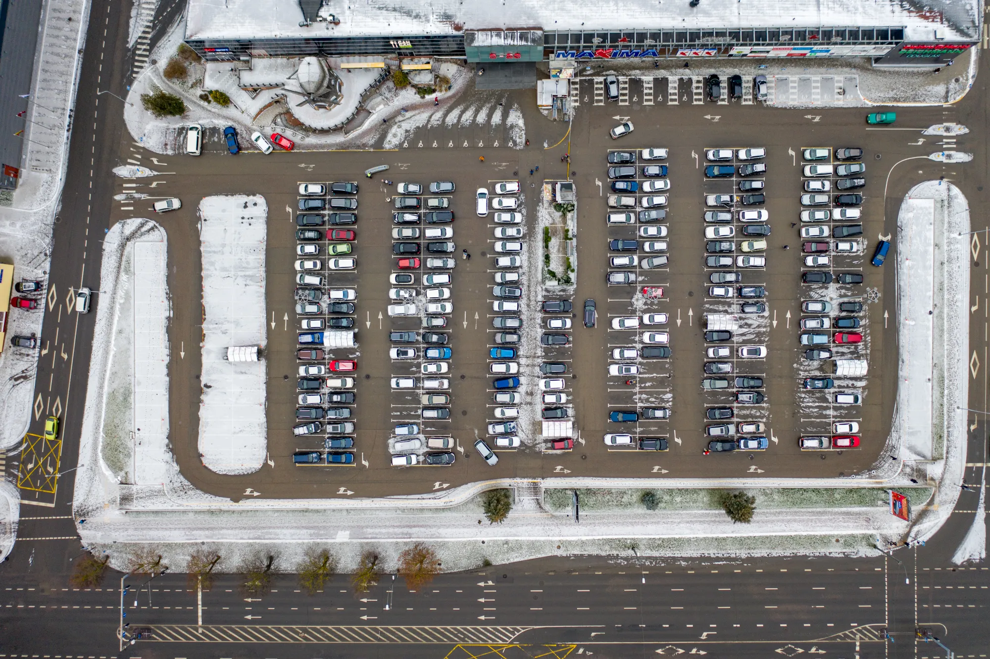 stovėjimo aikštelė, prekybos centras