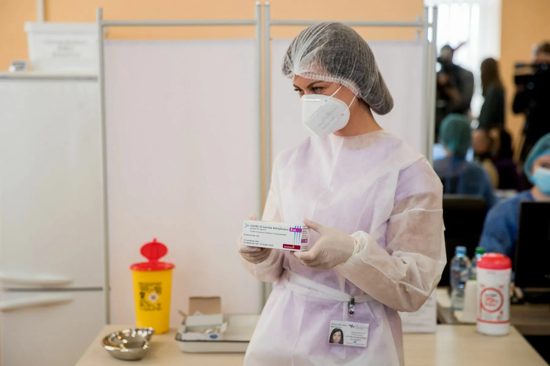 „AstraZeneca“ vakcina nuo koronaviruso paskiepytas ir  A. Dulkys / DELFI nuotr.