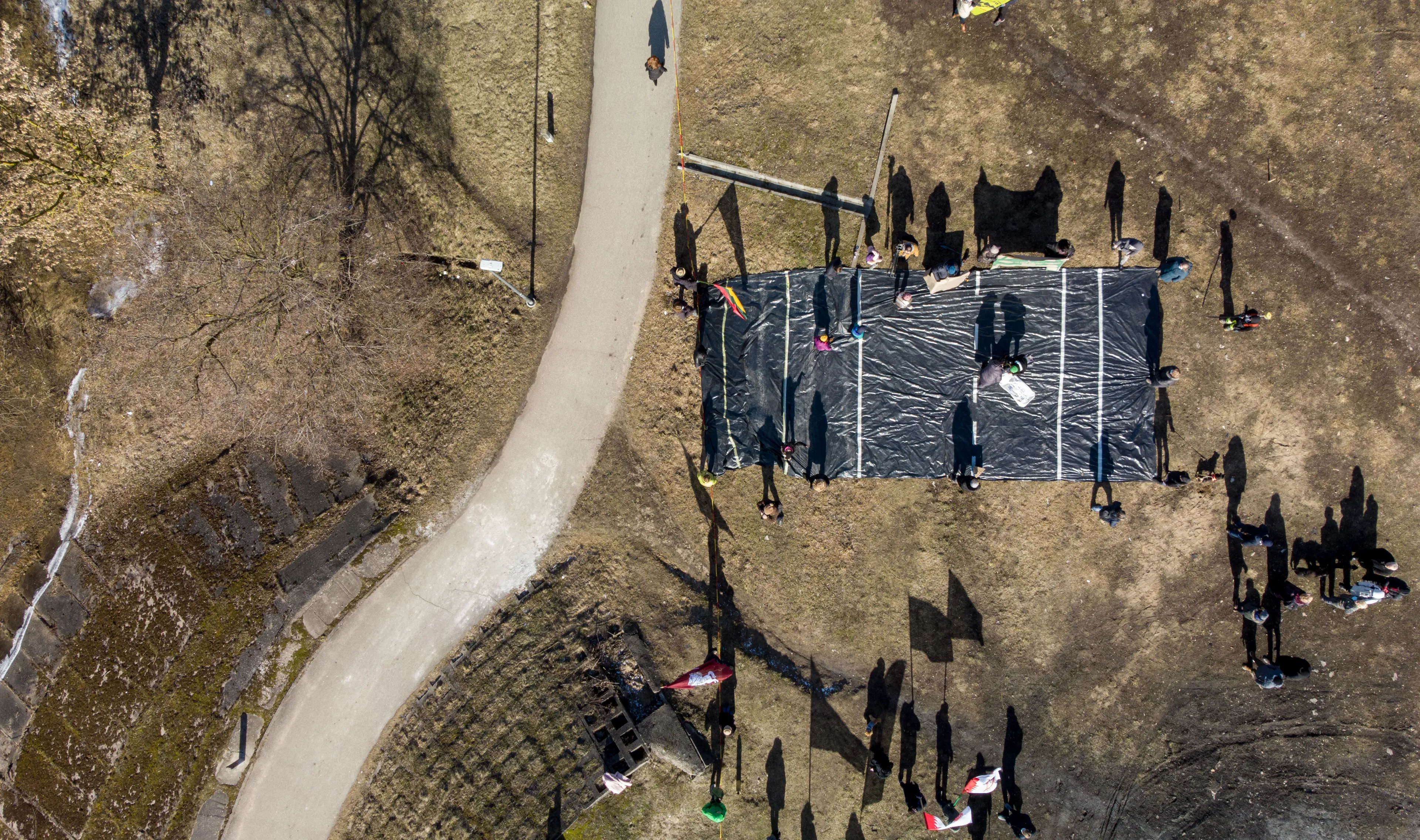 Šančiai išvyniojo savivaldybės „dovaną“: kitokio būdo atkreipti dėmesį nemato