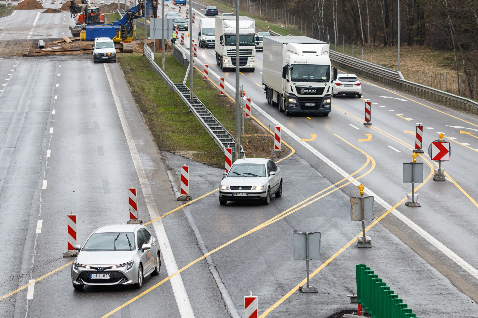 Kelio remontai magistralėje A1