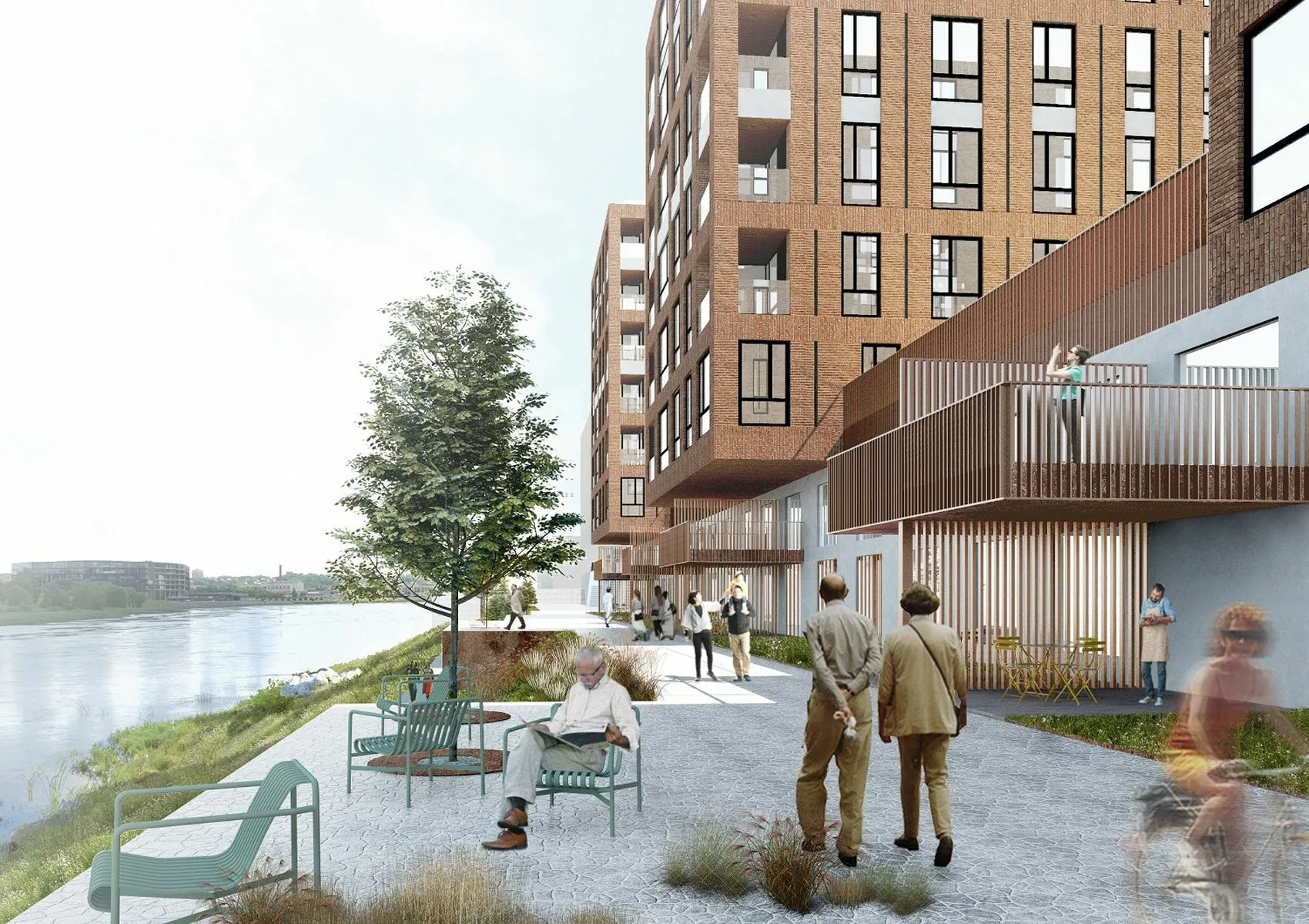 Namų H. ir O. Minkovskių gatvėje / Organizatorių nuotr.