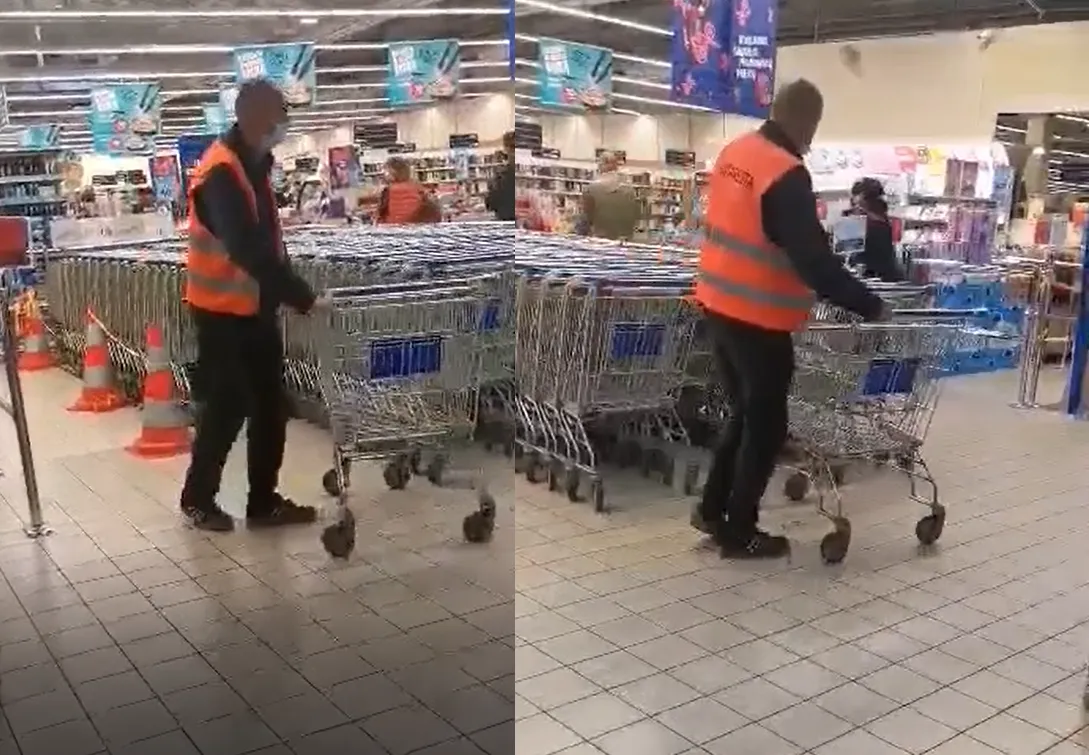 Vežimėlių dezinfekcija Maximoje