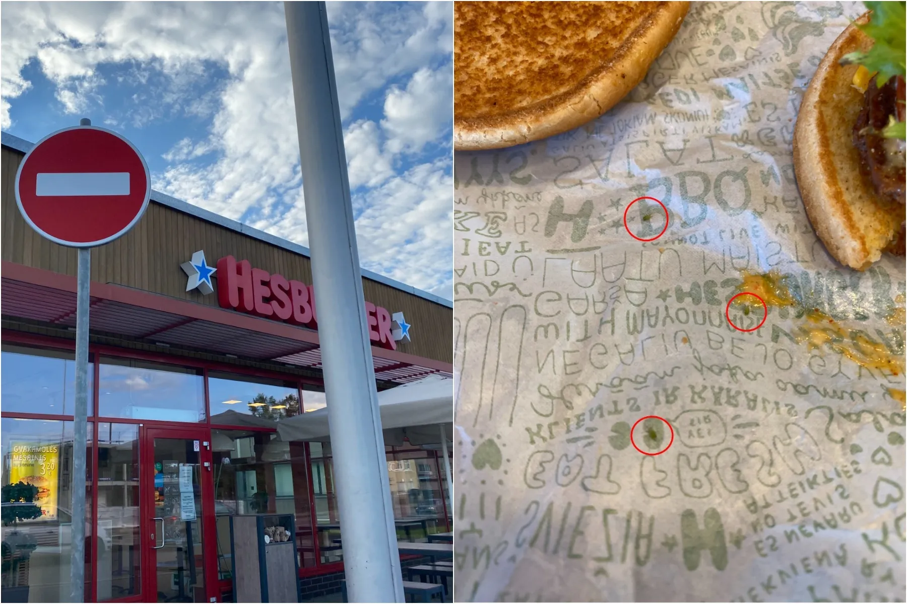 Hesburger vabaliukai