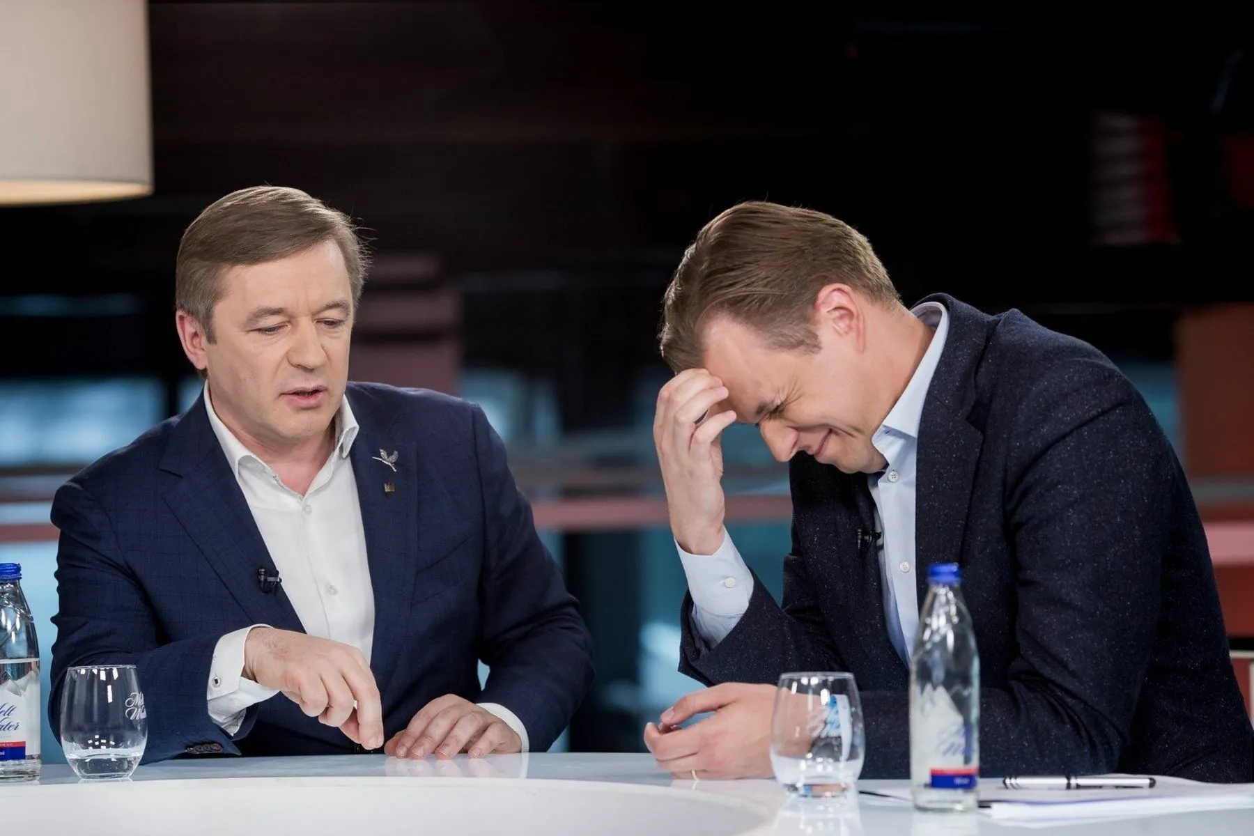 Ramūnas Karbauskis ir Gabrielius Landsbergis