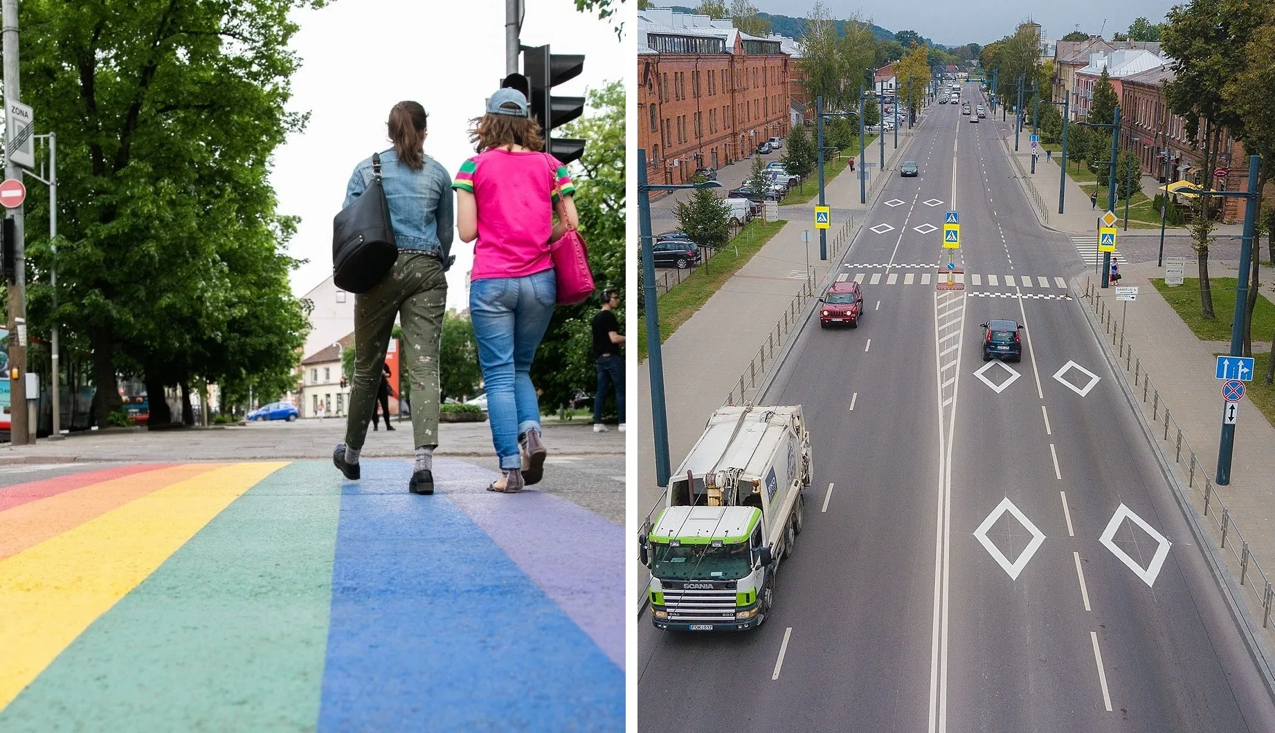 rombai vs vaivorykštė