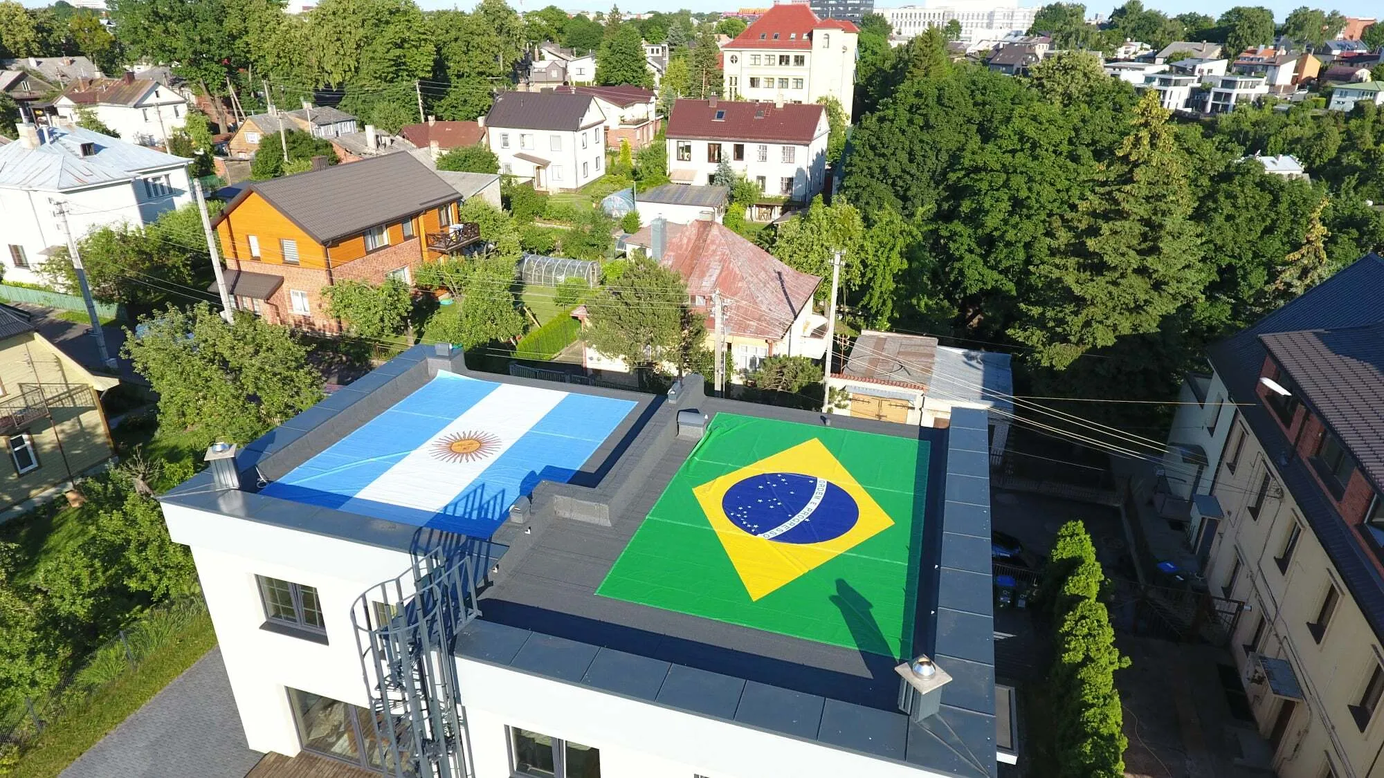 Oro balionai Brazilkoje