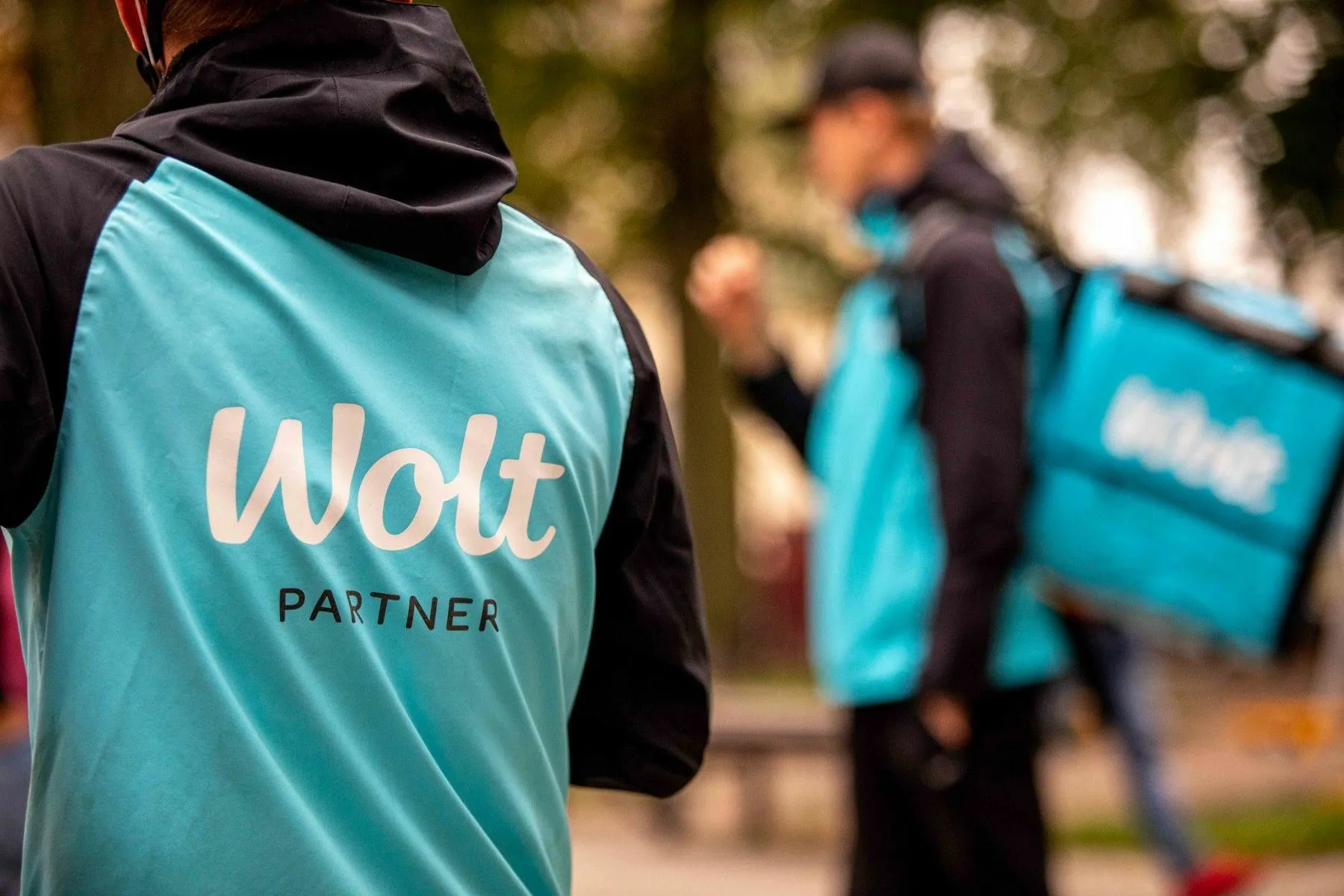 „Wolt“ kurjeriai surengė streiką / DELFI nuotr.