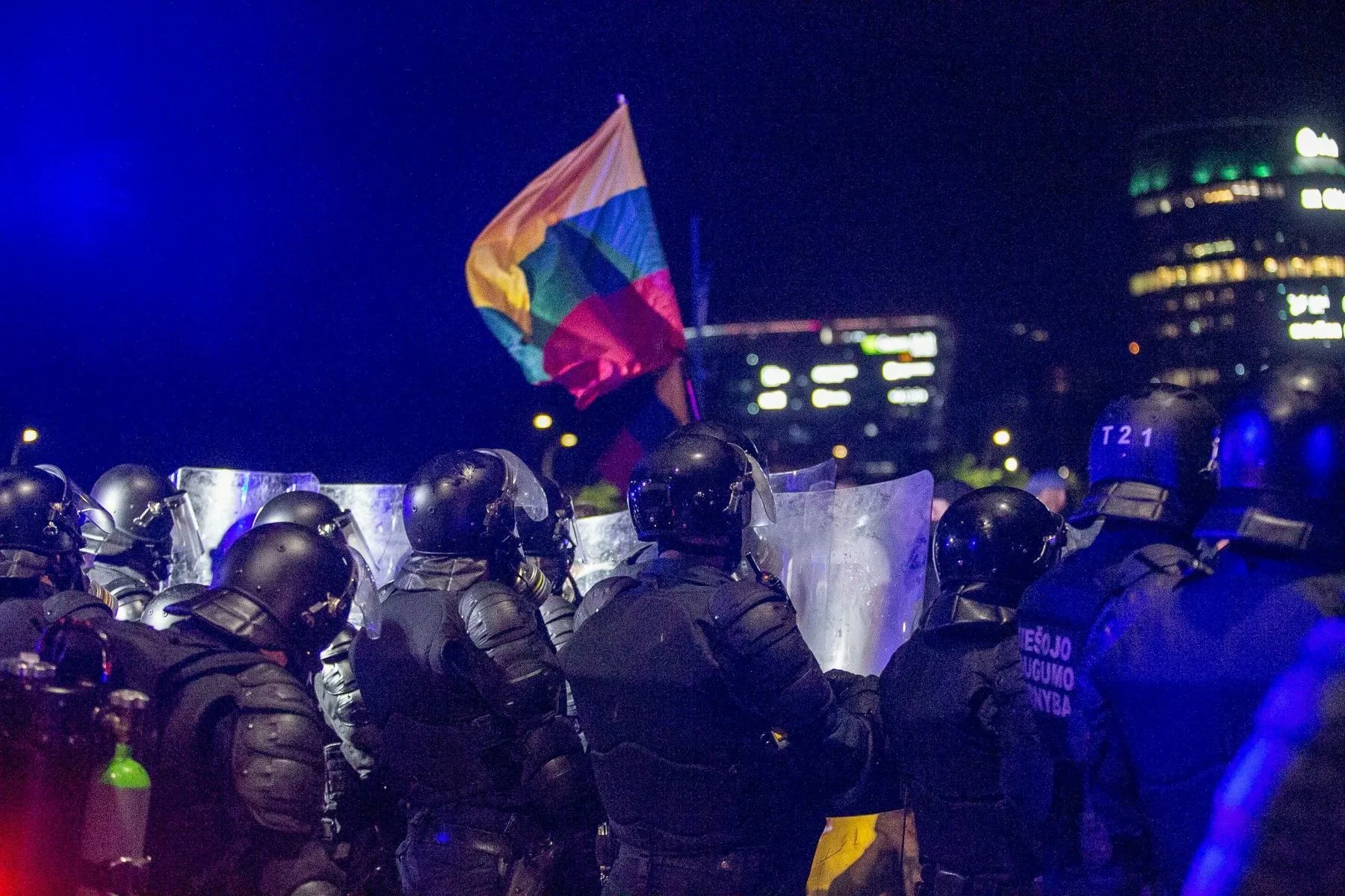Riaušės prie Seimo / DELFI nuotr.