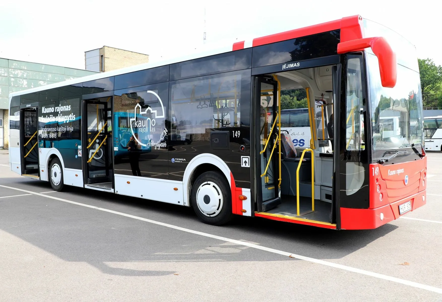 Skiepų autobusas / Kauno rajono savivaldybės nuotr.