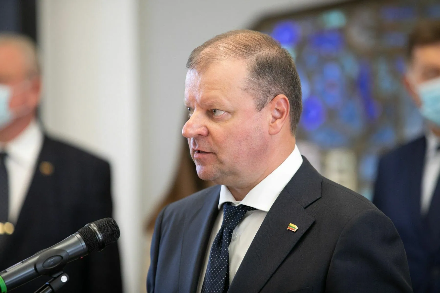 S. Skvernelio konferencija / DELFI nuotr.