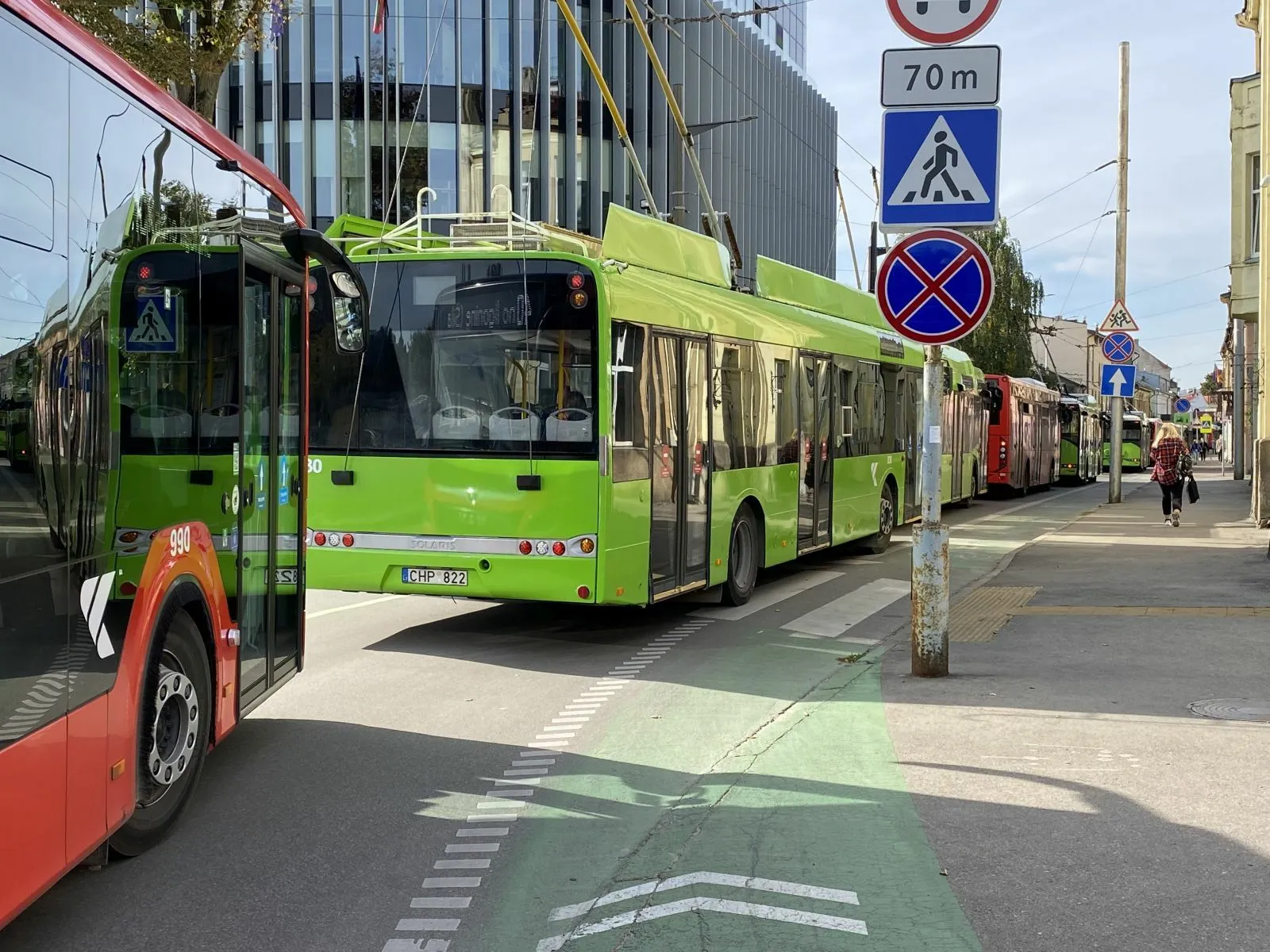 Viešasis transportas Kauno centre / „Kas vyksta Kaune“ nuotr.