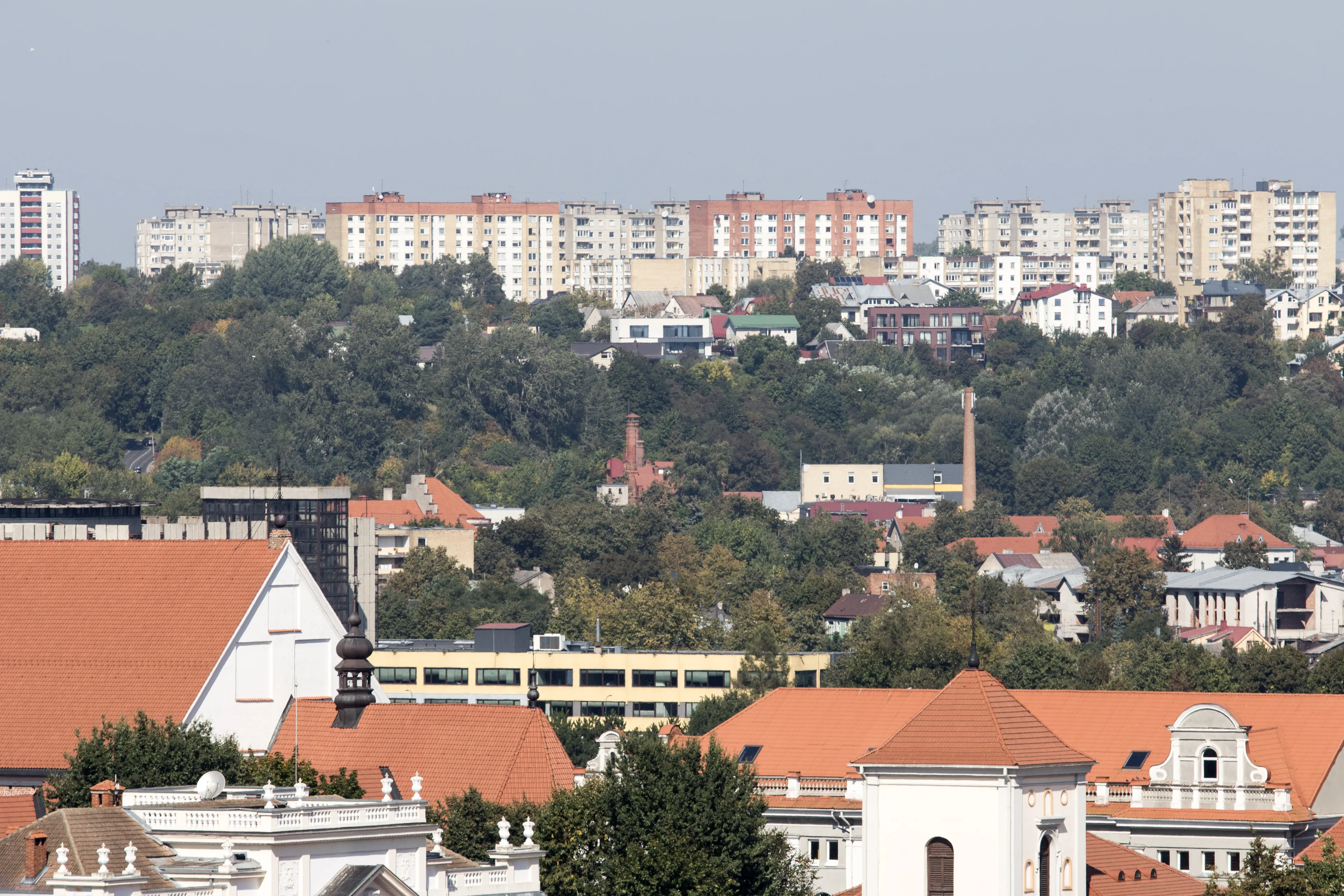 Kauno panorama, Aleksoto apžvalgos aikštelė, Šilainiai