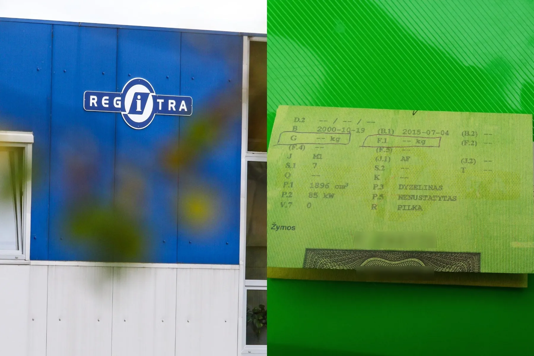 Automobilio registracijos mokestis, „Regitra“