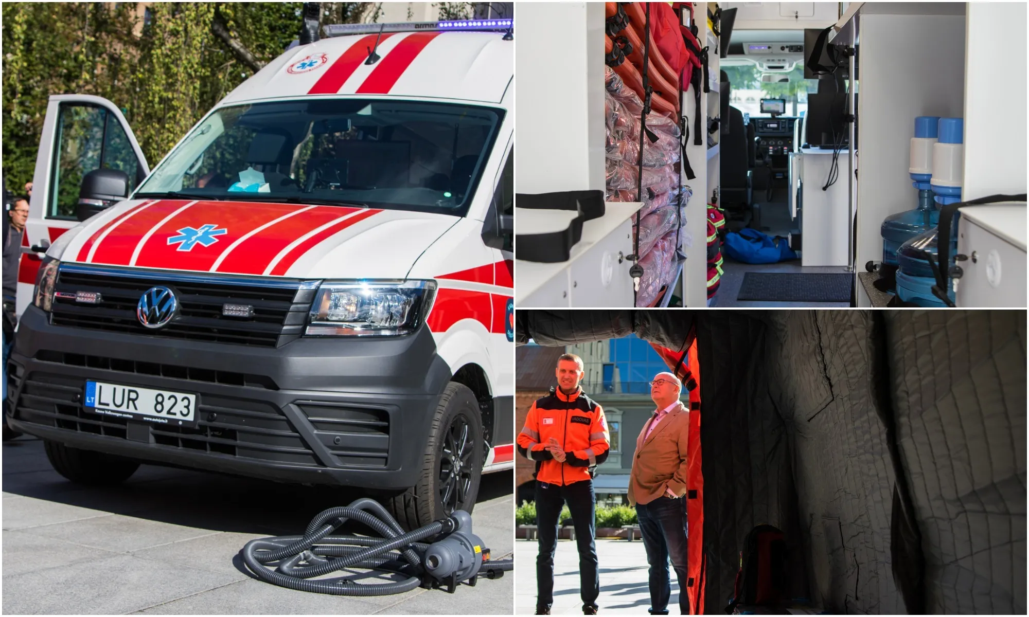 Masinių nelaimių logistikos automobilis