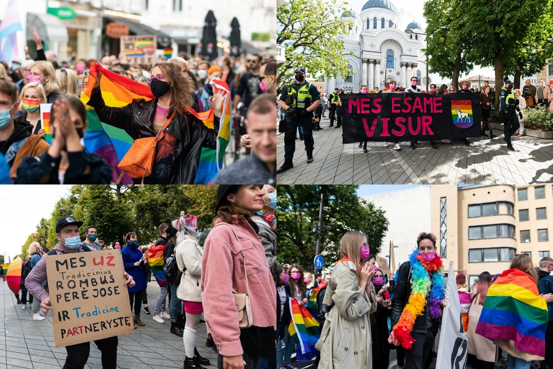 Laisvės alėją nudažė vaivorykštės: kelią Kaune prasiskynė istorinės LGBTQ+ eitynės