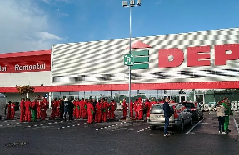 Evakuotas „Depo“