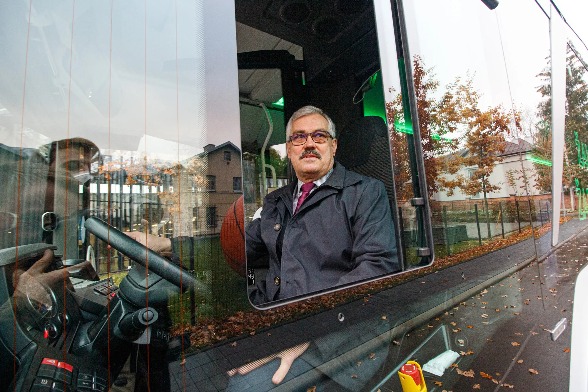 Pristatytas elektrinis autobusas