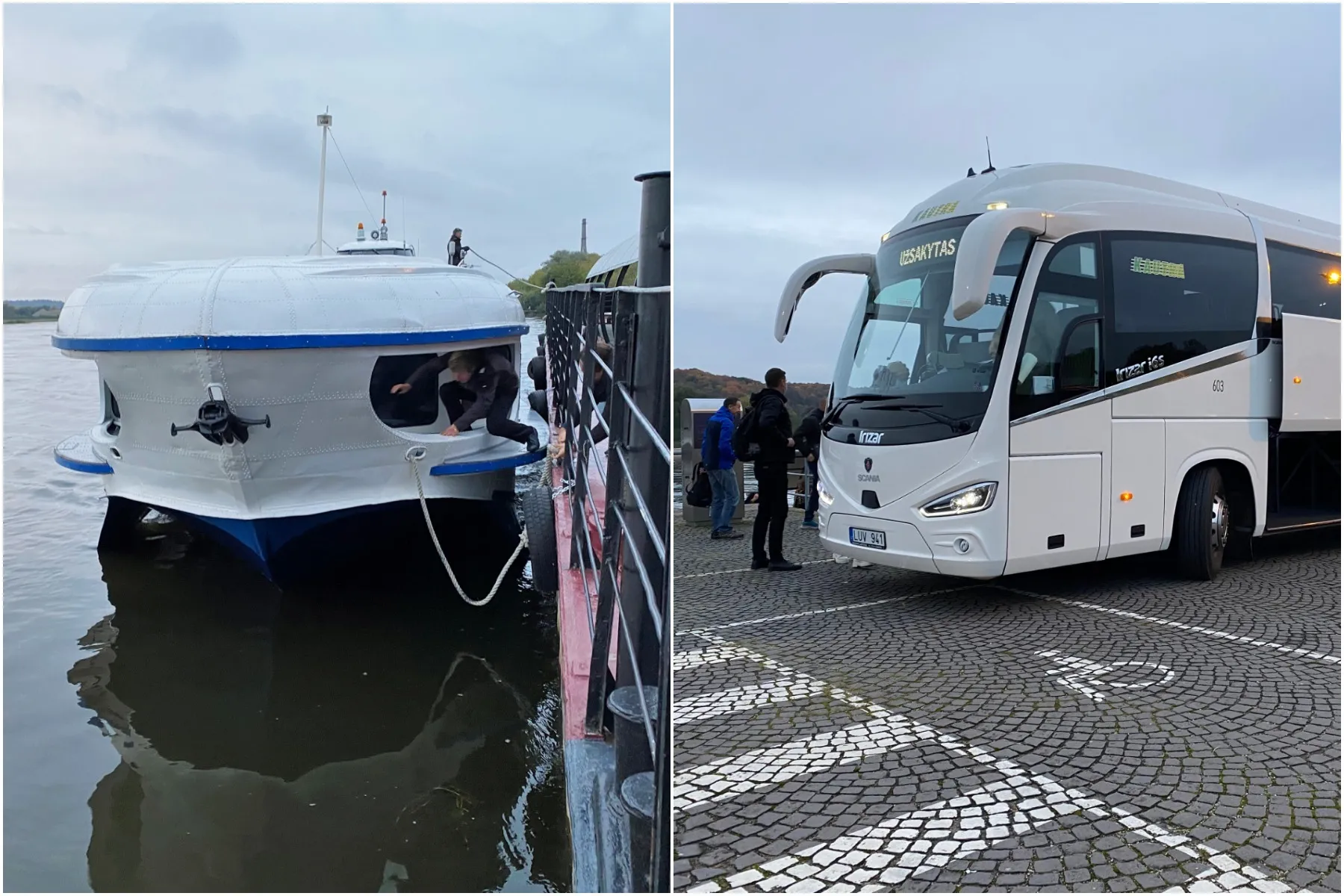 Į Kauną „Raketa“ atplaukė Neringos meras