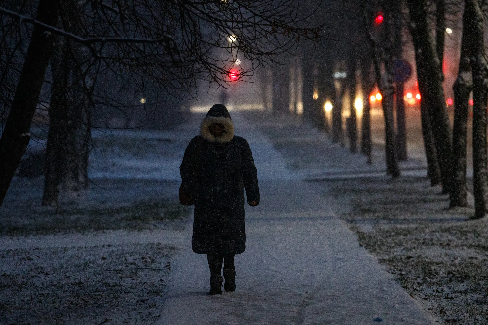 Pirmas sniegas Kaune