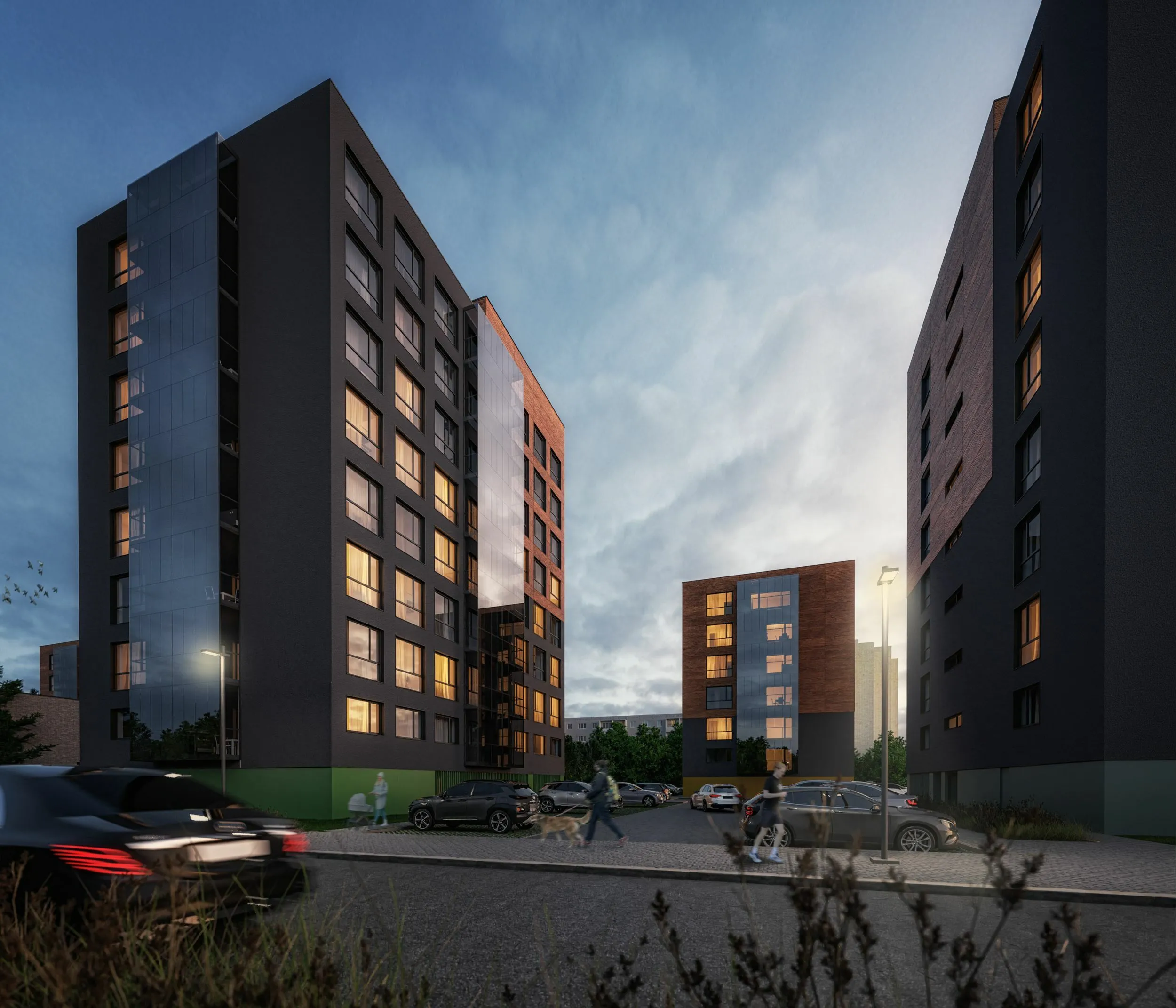 Žeimenos gatvėje kyla daugiabučių namų kvartalas