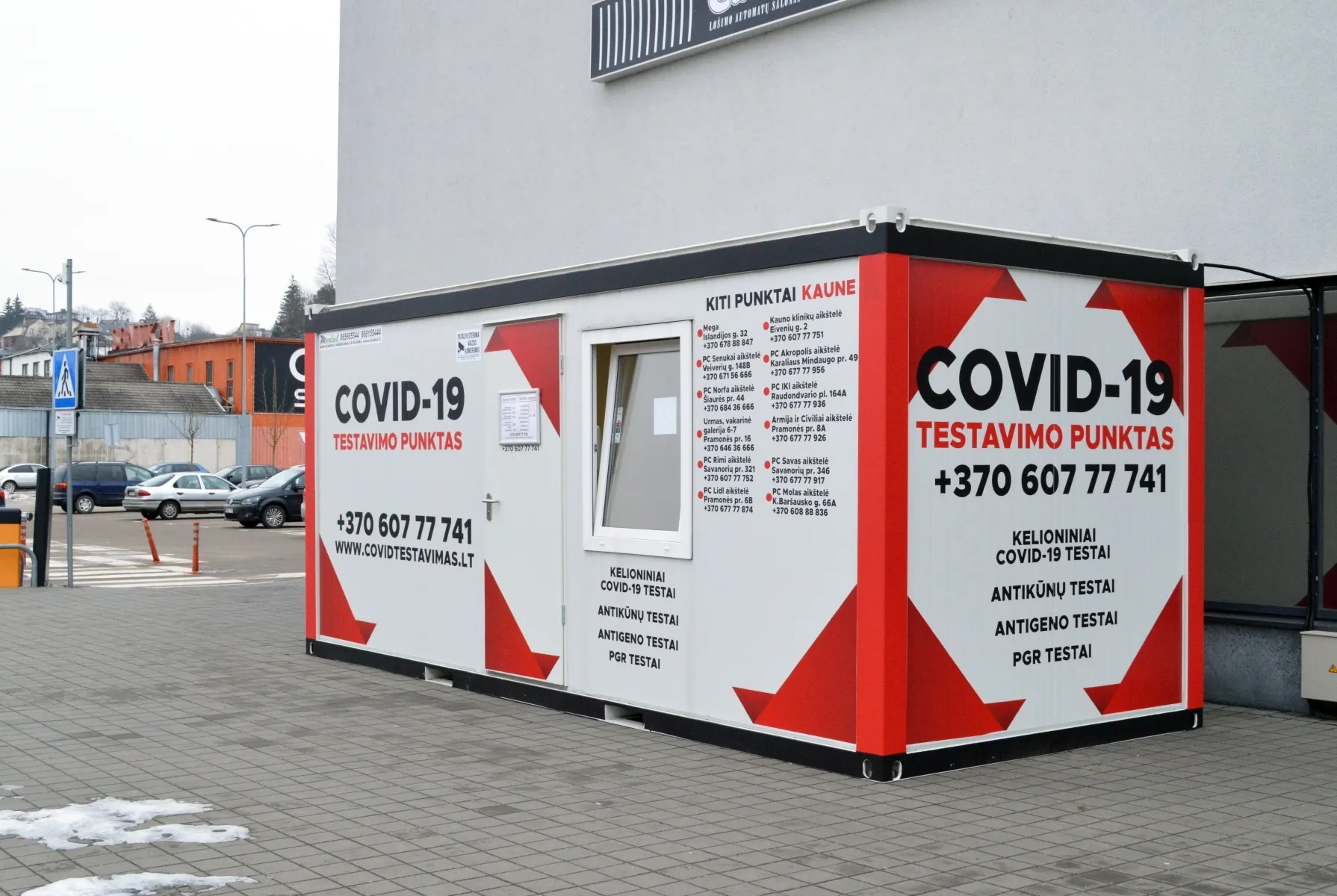 „Testamidė“ testavimo punktas