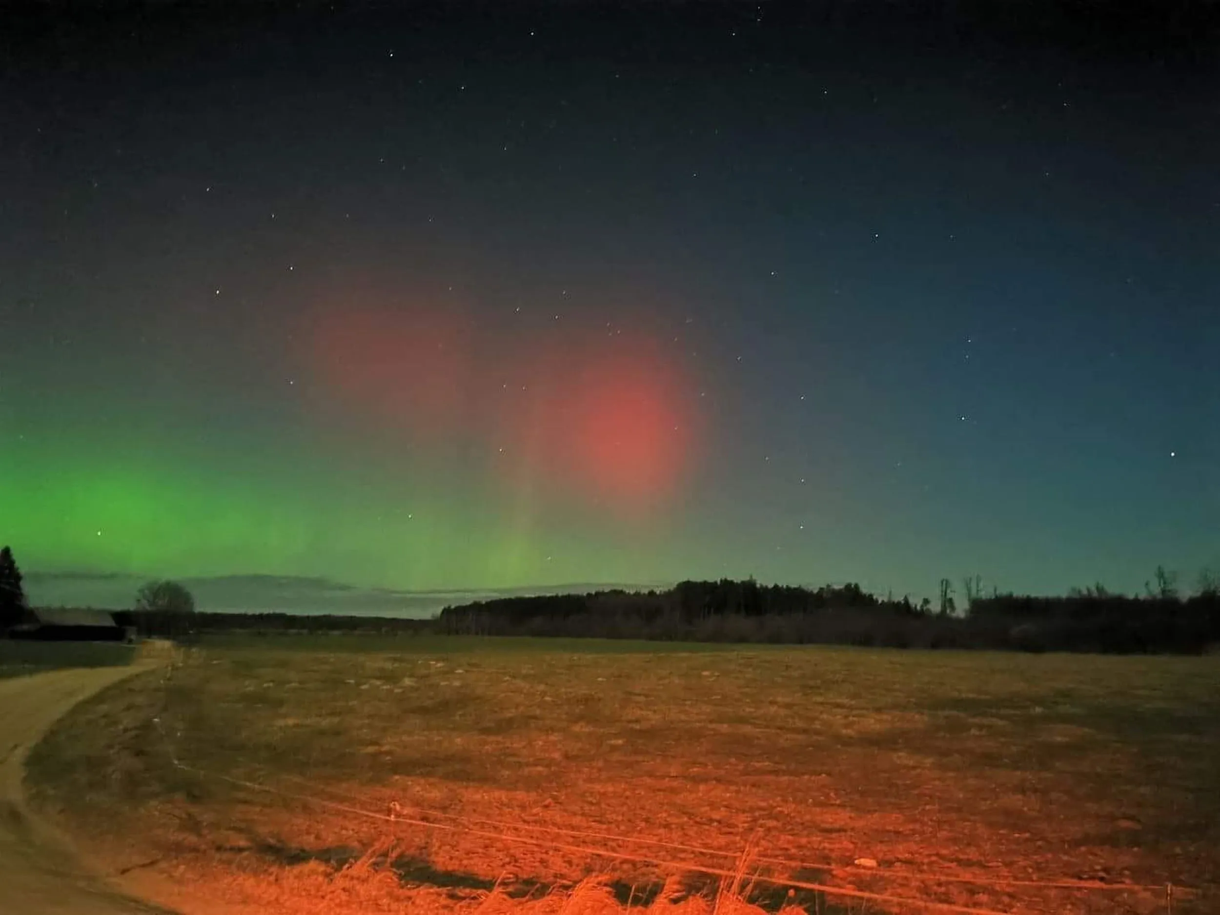 Lietuvoje pastebėta Šiaurės pašvaistė