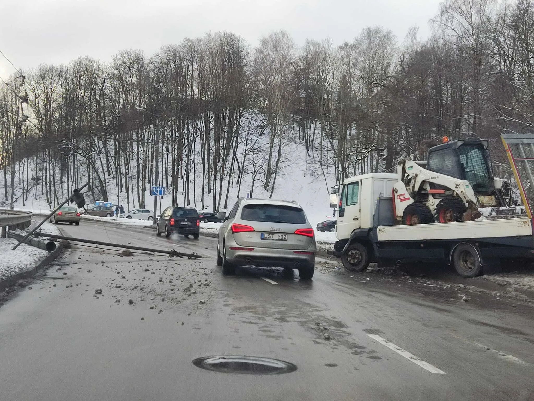 Avarija Tunelio gatvėje