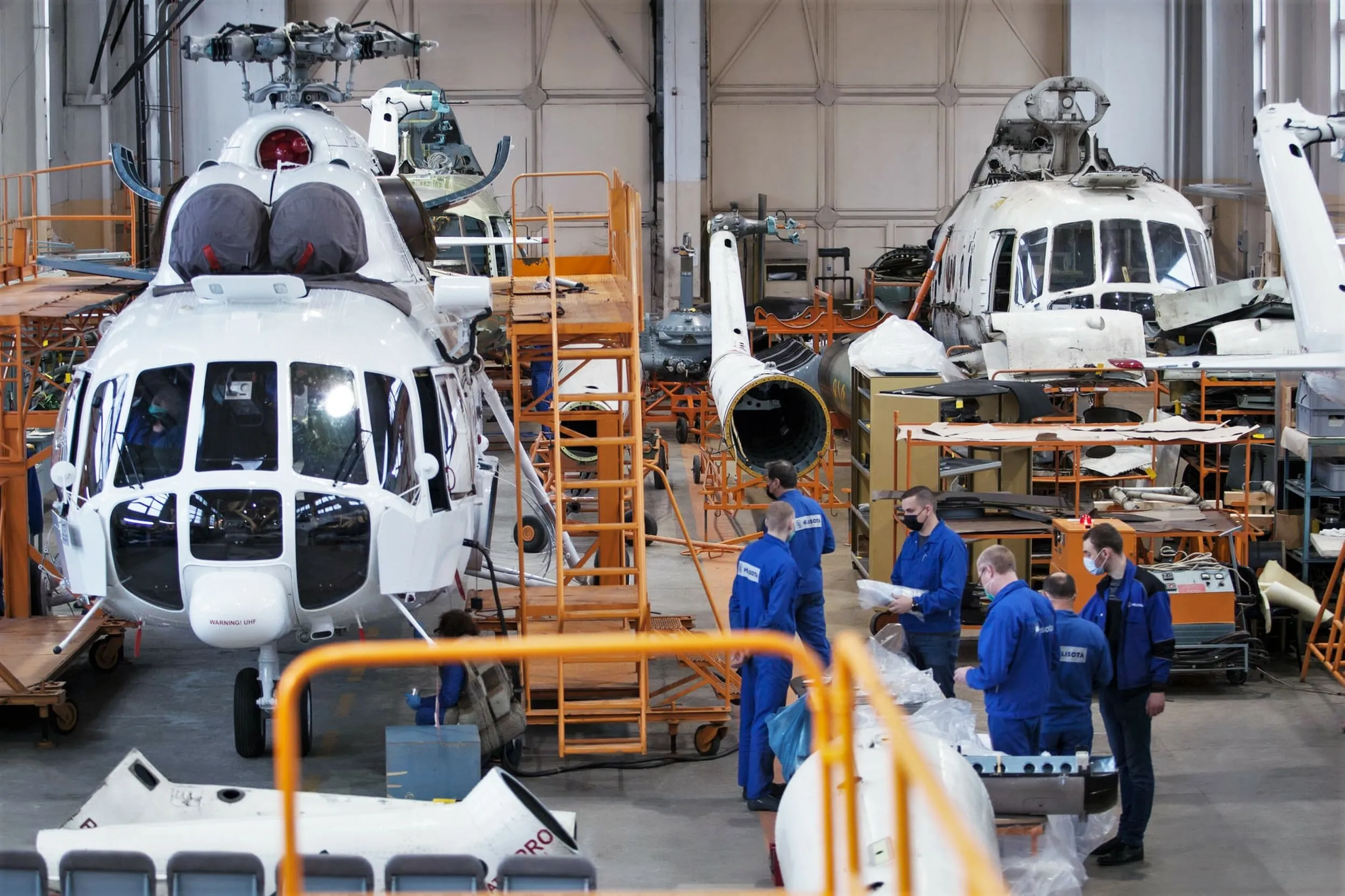 „Helisota“, sraigtasparnių remontas