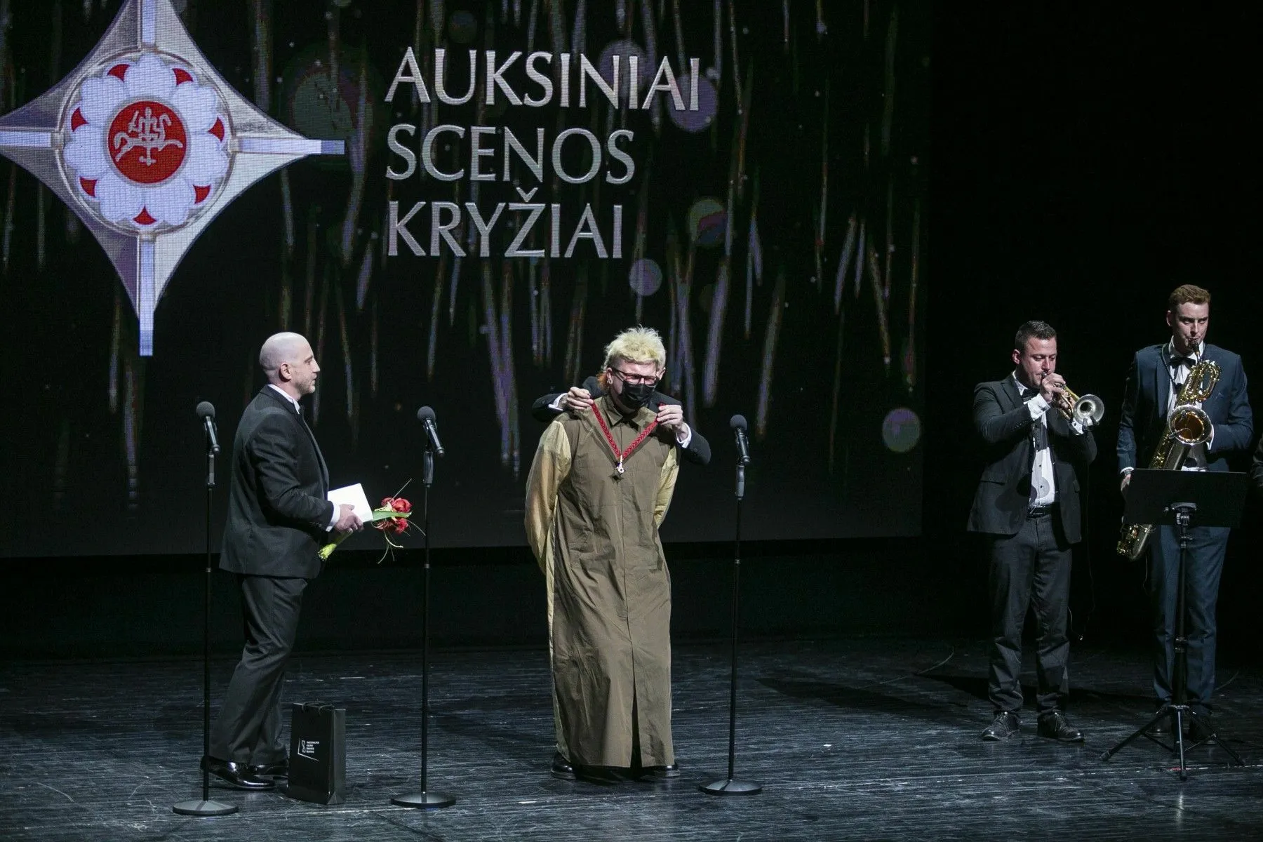 „Auksinių scenos kryžių“ apdovanojimai / DELFI nuotr.