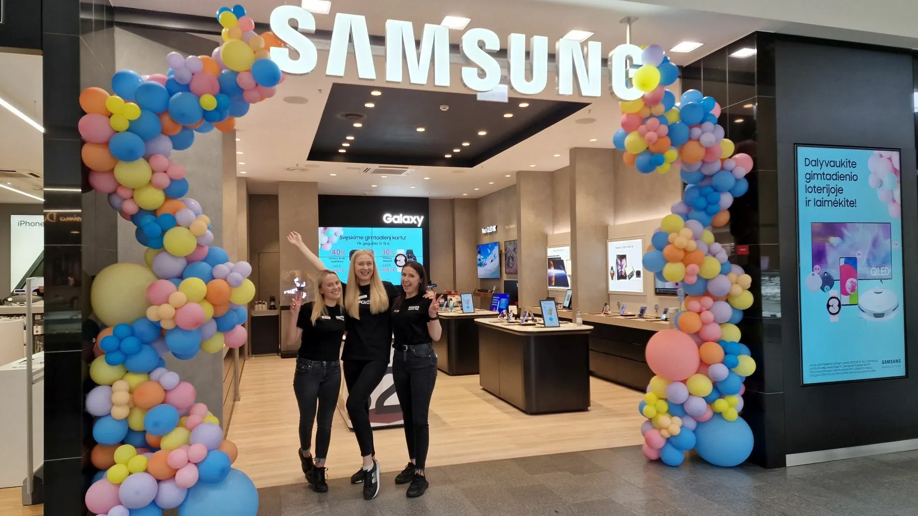 „Samsung“ parduotuvės gimtadienis / Organizatorių nuotr.