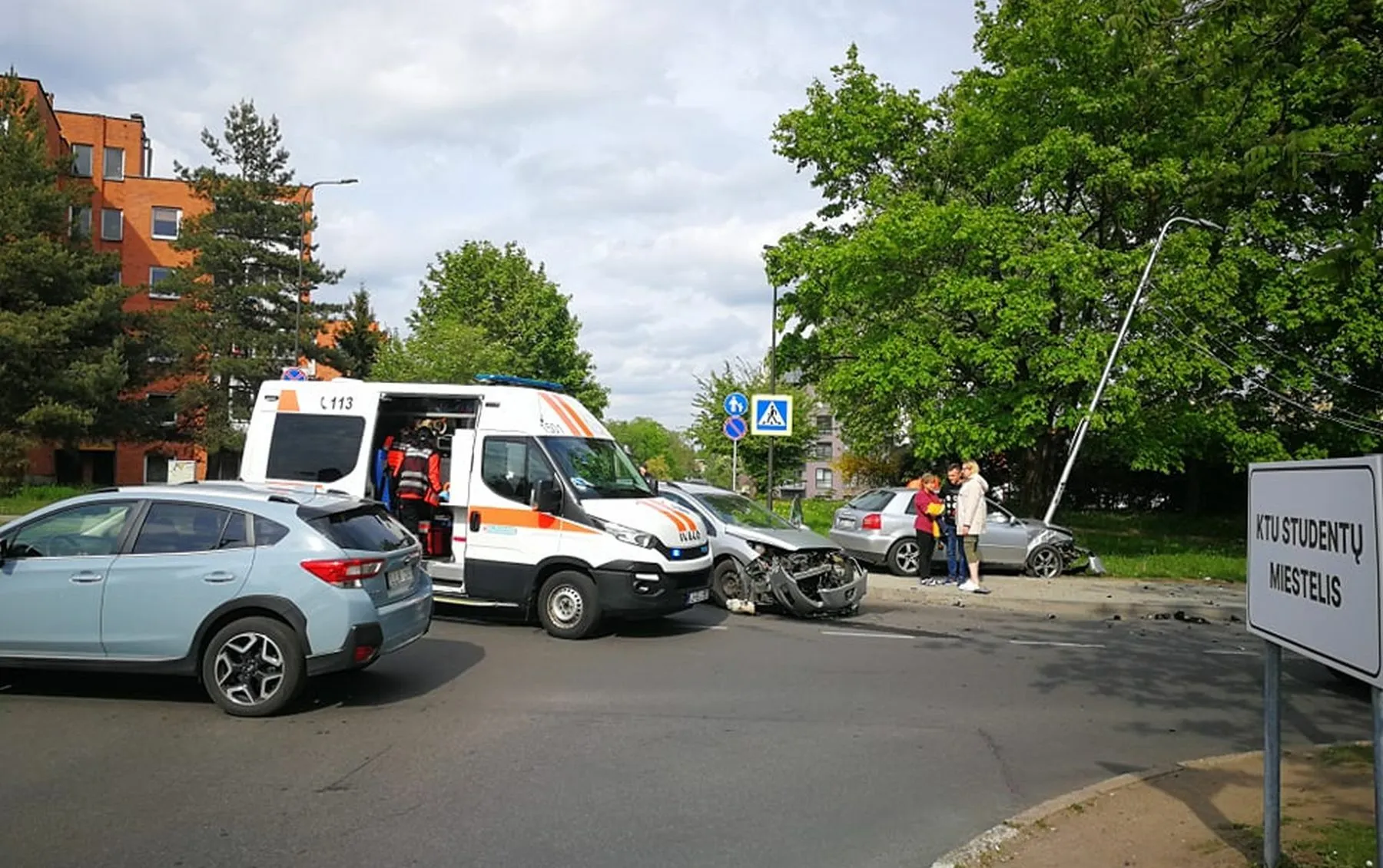 Avarija Studentų g.