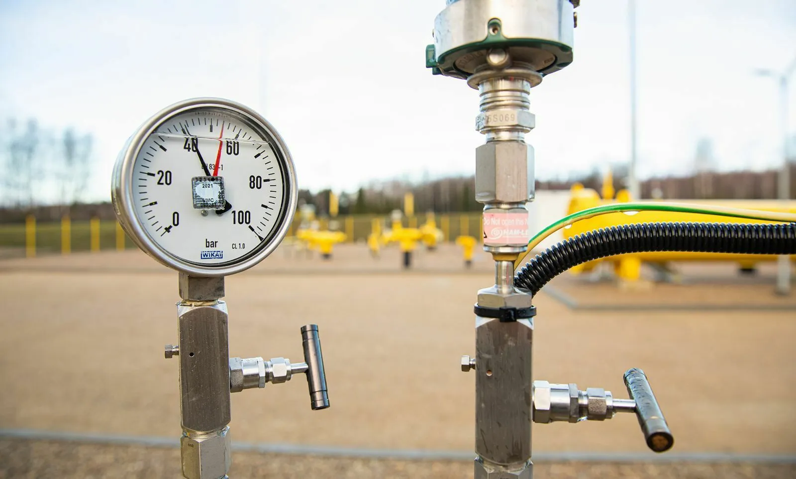 Magistralinis dujotiekis (GIPL) tarp Lietuvos ir Lenkijos / „Amber Grid“ nuotr.